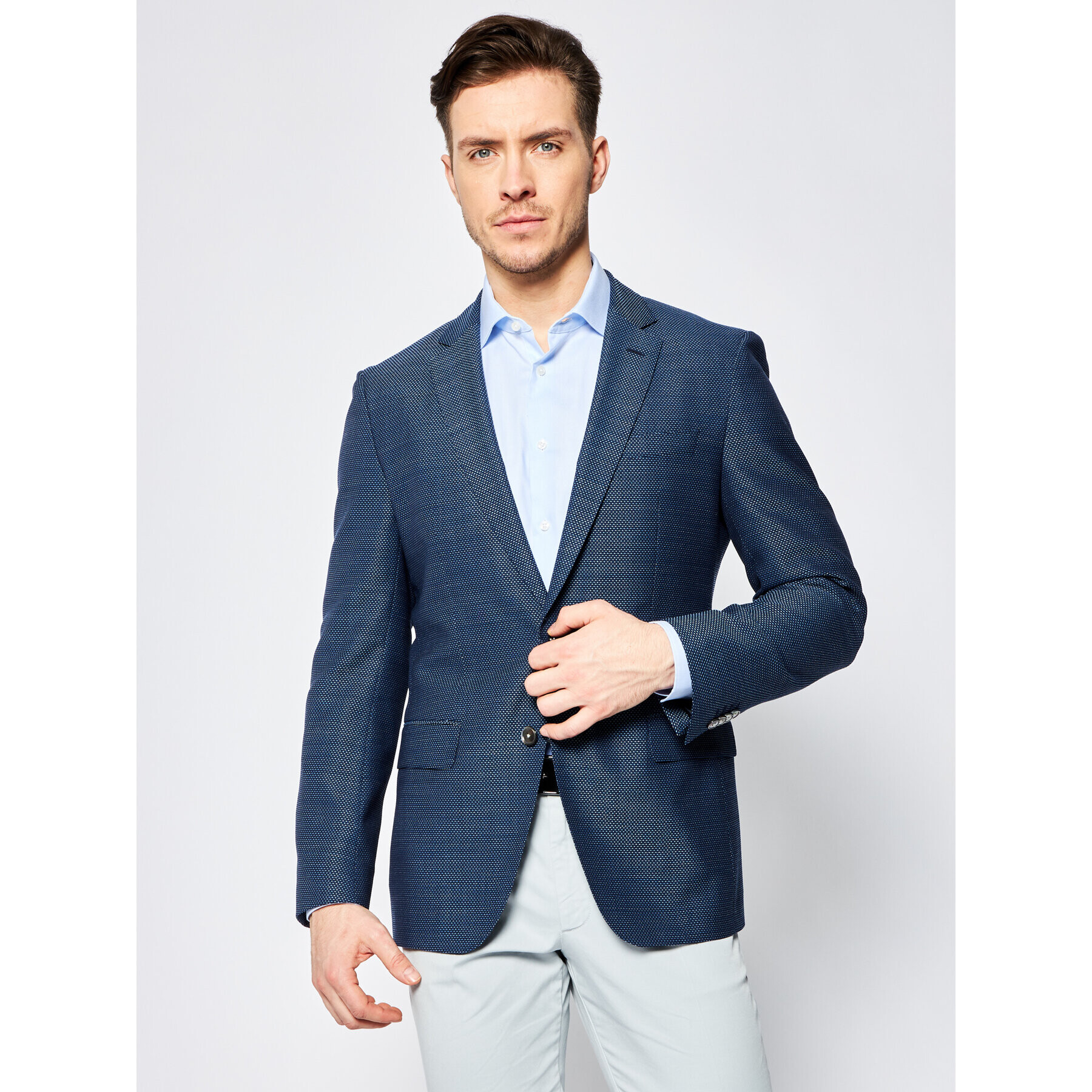 Boss Сако Hartlay1 50427225 Тъмносин Slim Fit - Pepit.bg