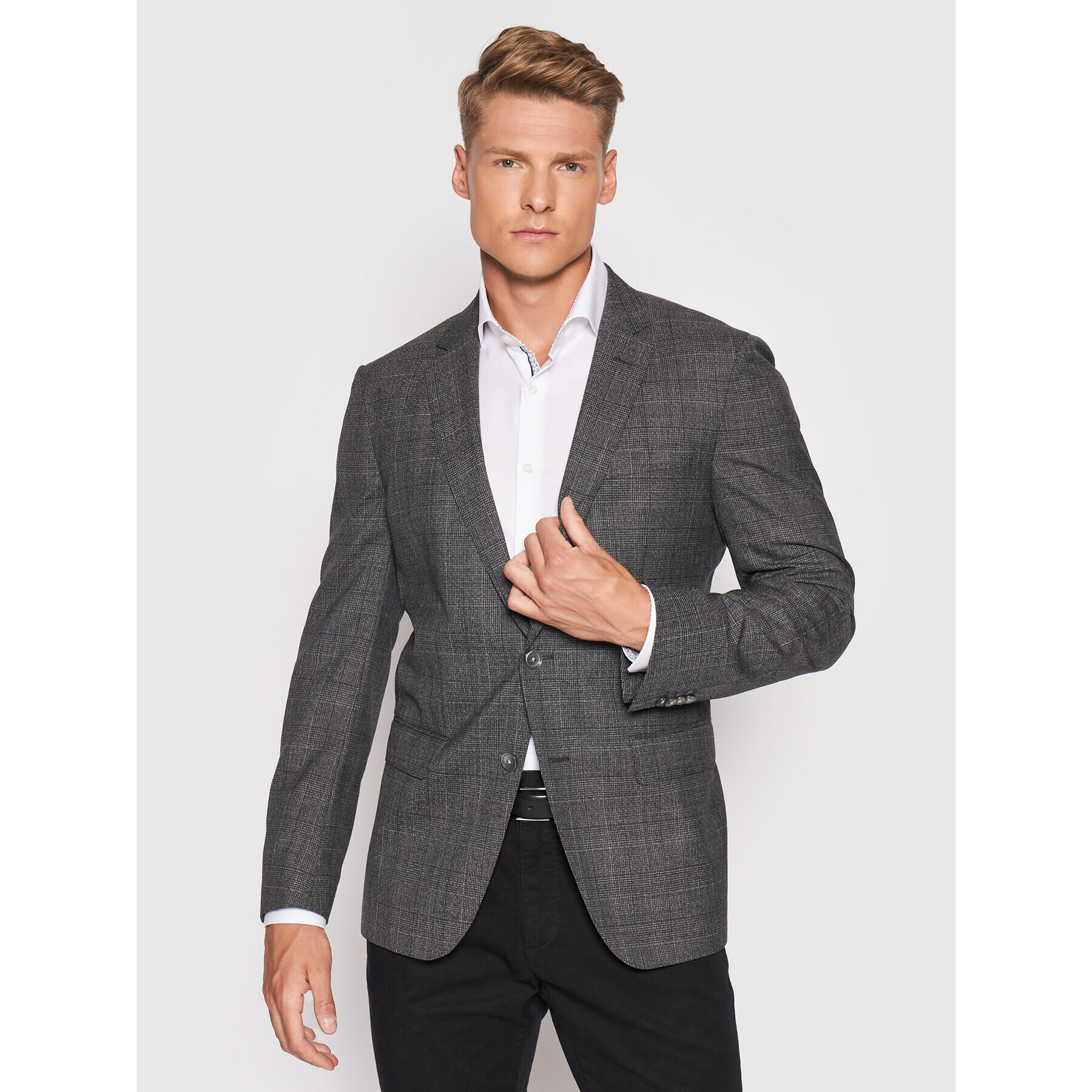 Boss Сако Hartlay2 50444035 Сив Slim Fit - Pepit.bg