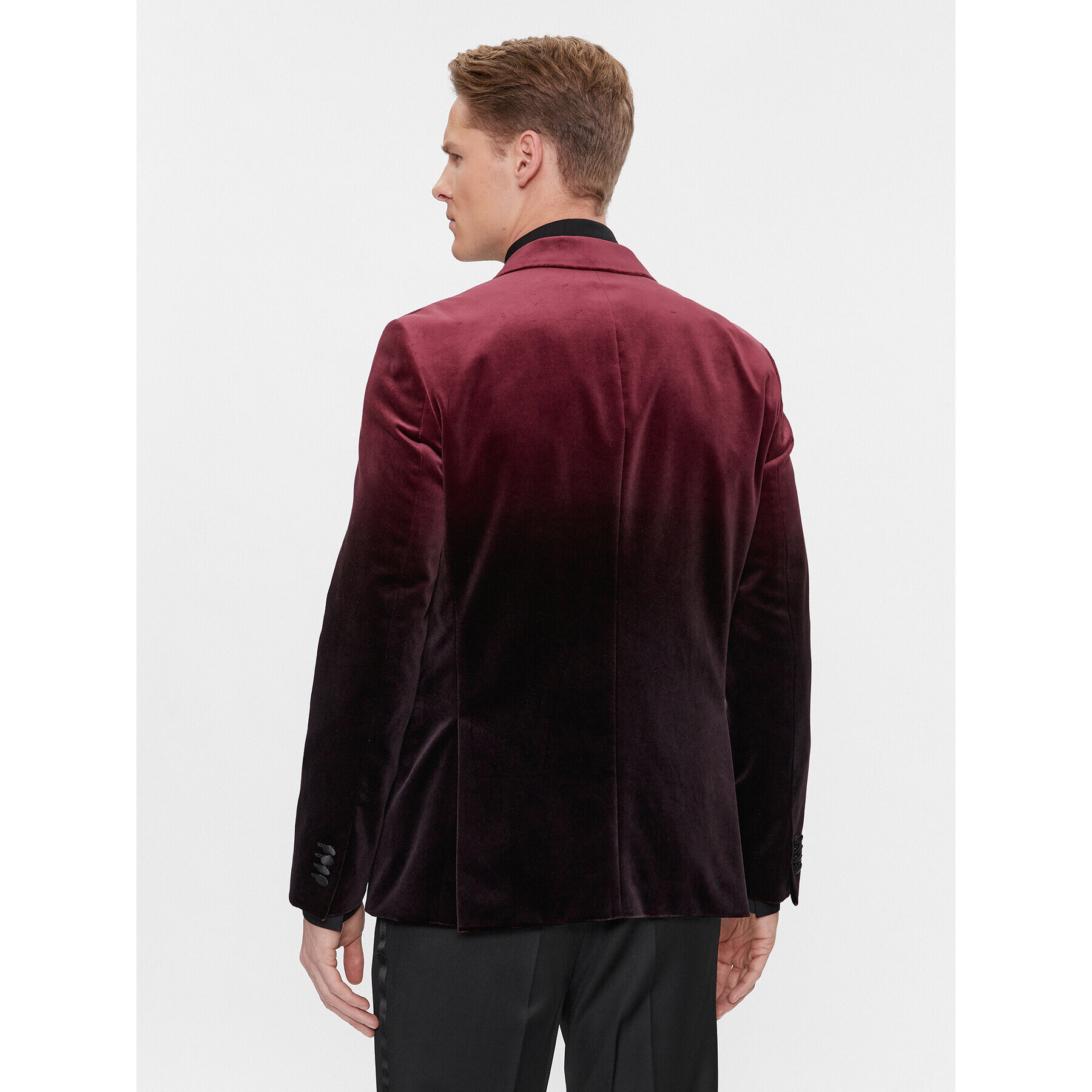 Boss Сако Hutson 50502673 Бордо Slim Fit - Pepit.bg
