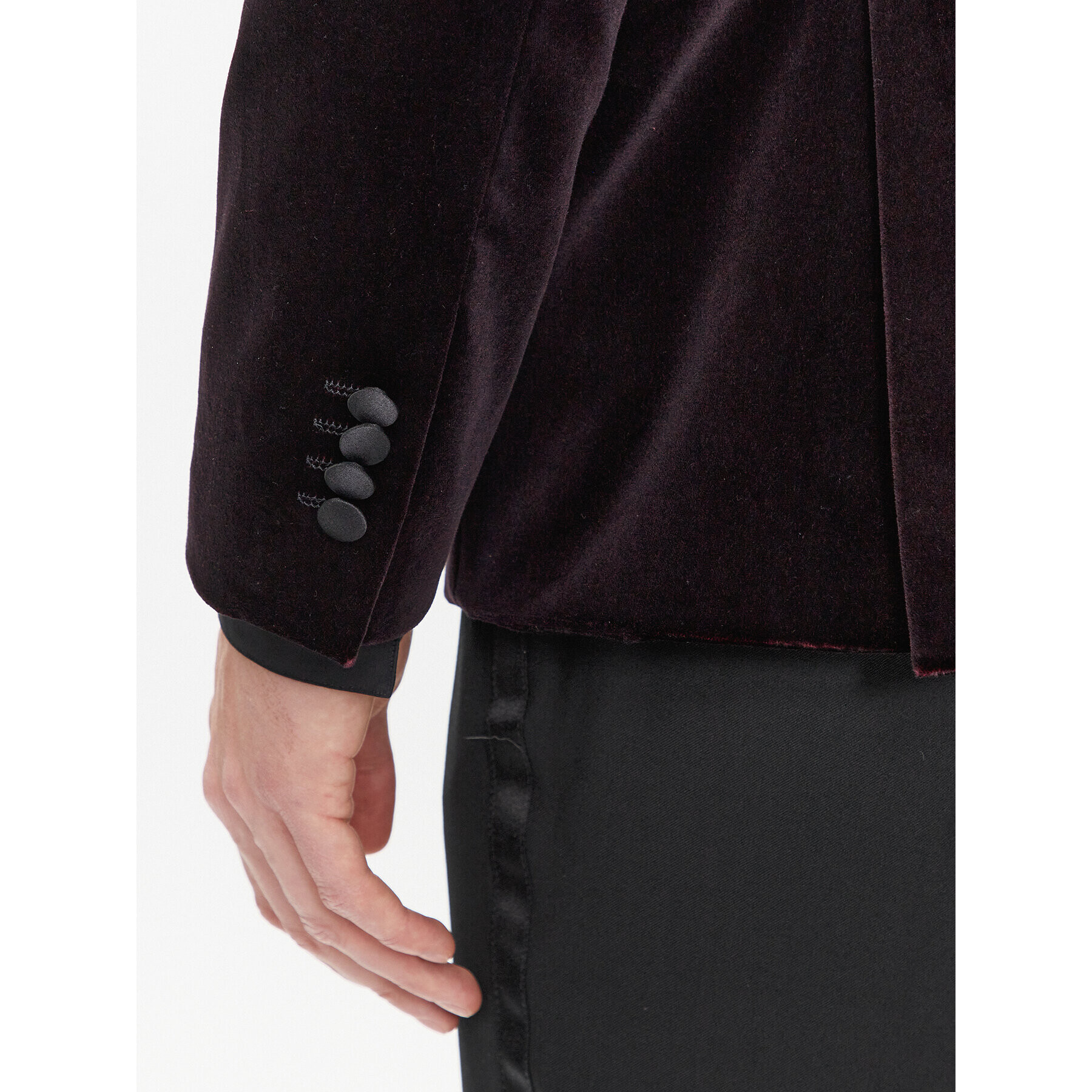 Boss Сако Hutson 50502673 Бордо Slim Fit - Pepit.bg