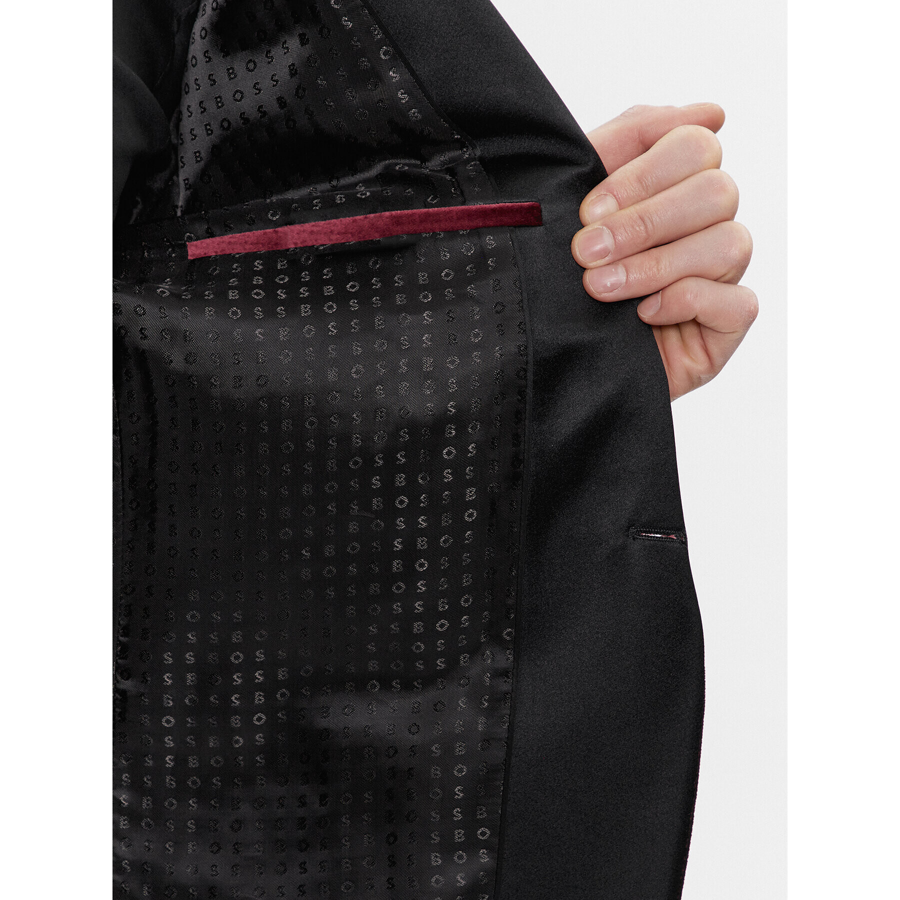 Boss Сако Hutson 50502673 Бордо Slim Fit - Pepit.bg