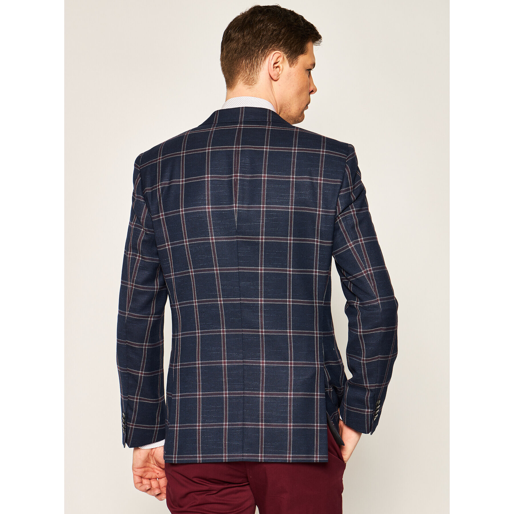 Boss Сако Hutsons4 50427047 Тъмносин Slim Fit - Pepit.bg