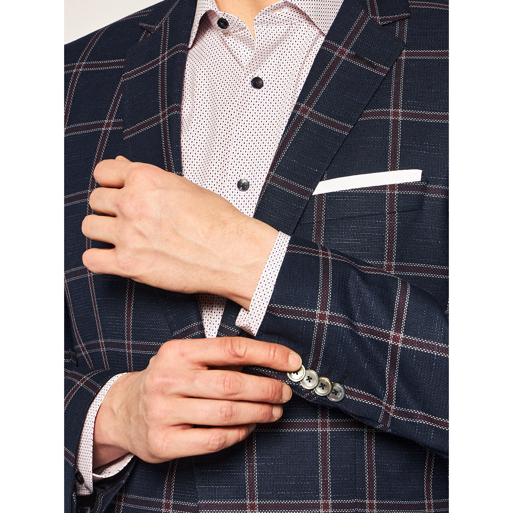Boss Сако Hutsons4 50427047 Тъмносин Slim Fit - Pepit.bg