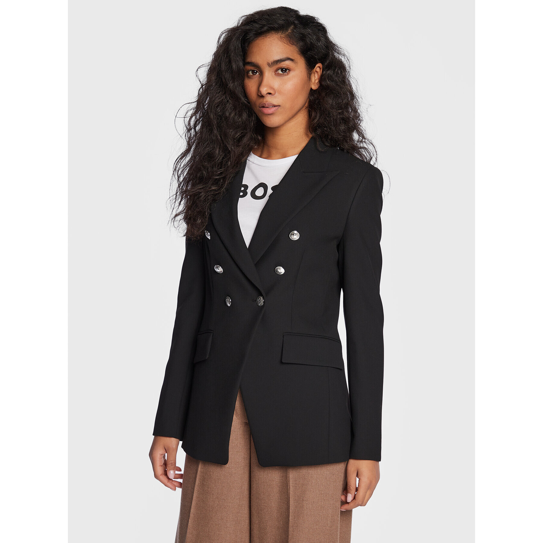 Boss Сако Jelary 50483306 Черен Slim Fit - Pepit.bg