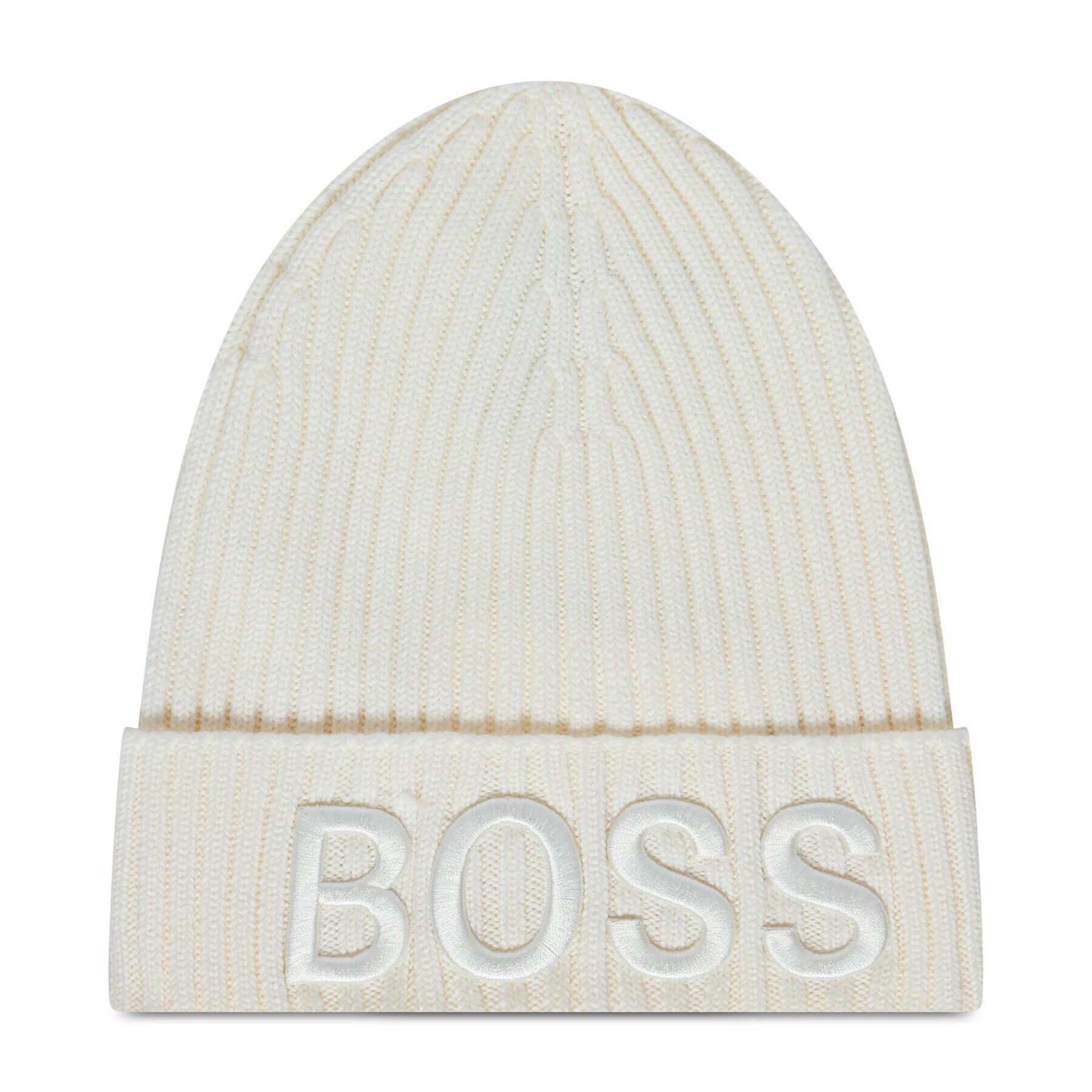 Boss Шапка Zarya 50457894 Бял - Pepit.bg