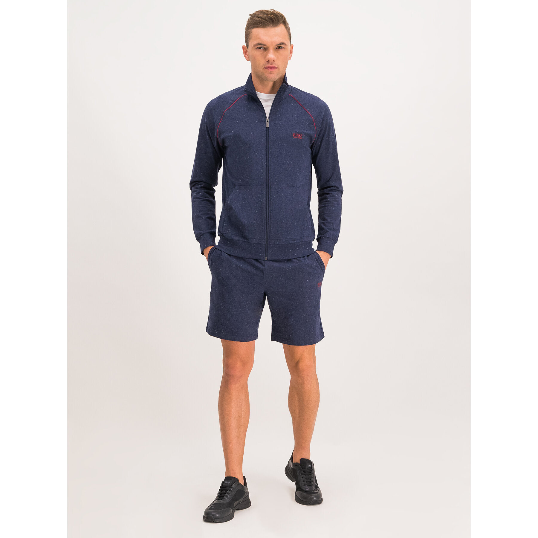 Boss Шорти от плат 50383960 Тъмносин Regular Fit - Pepit.bg