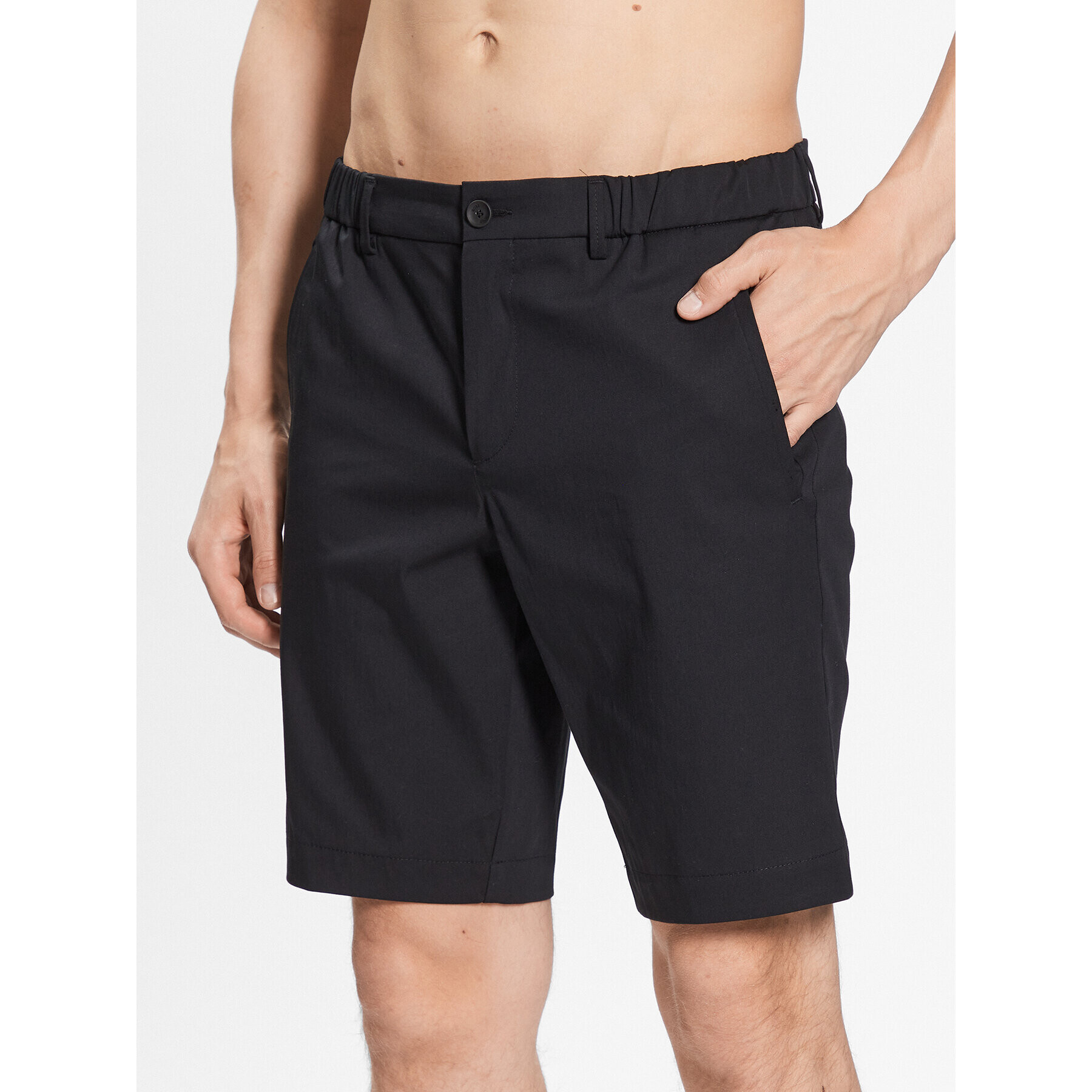 Boss Шорти от плат 50487534 Черен Slim Fit - Pepit.bg