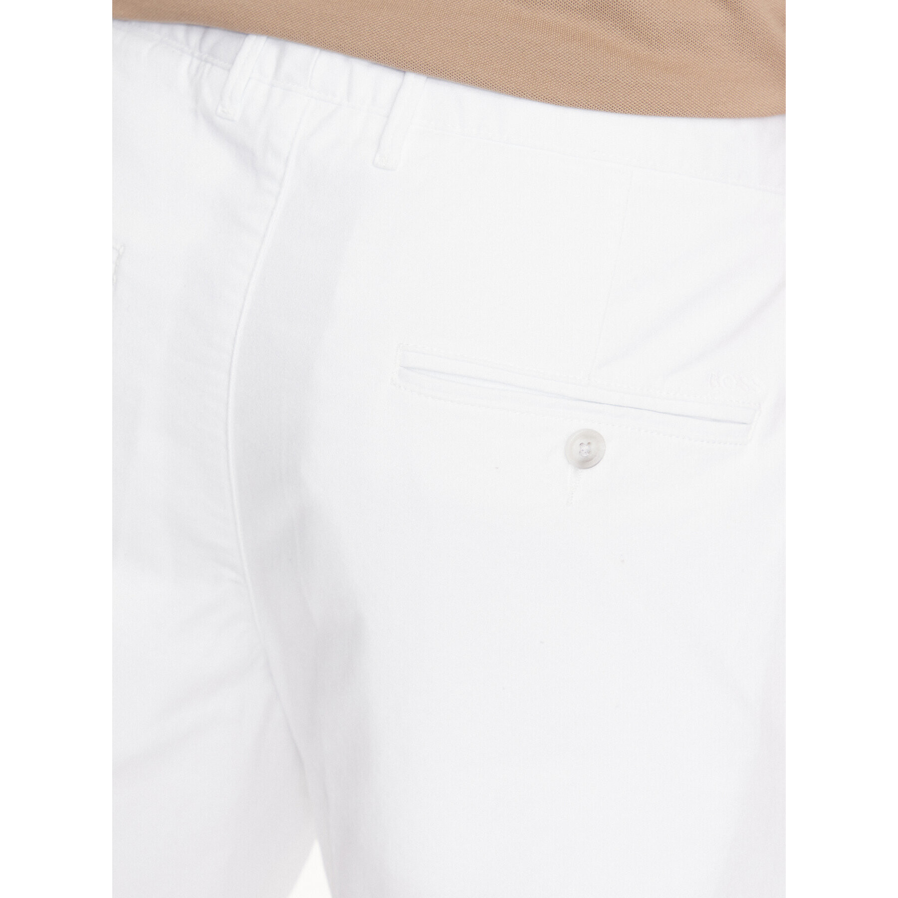 Boss Шорти от плат 50487993 Бял Slim Fit - Pepit.bg