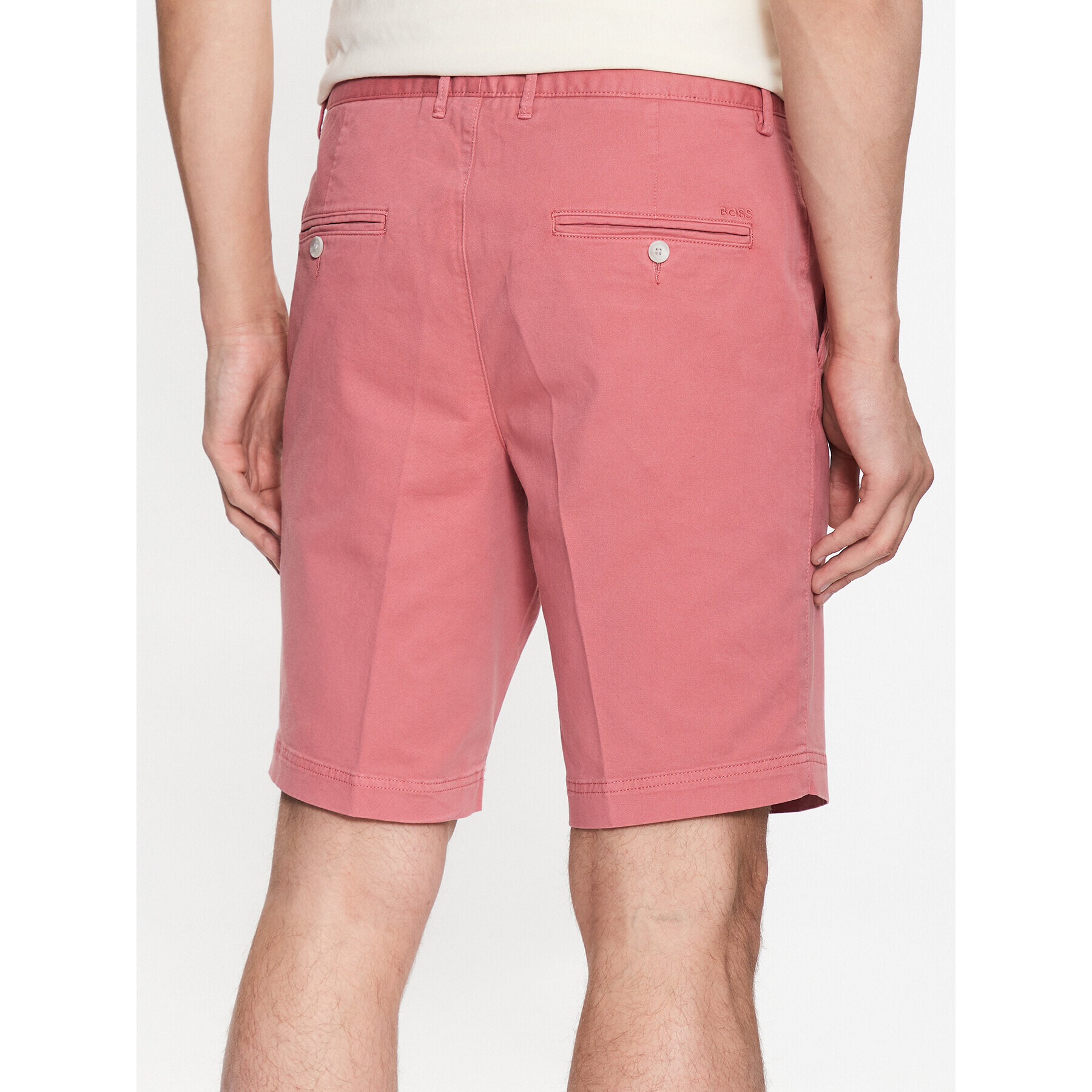 Boss Шорти от плат 50487993 Розов Slim Fit - Pepit.bg