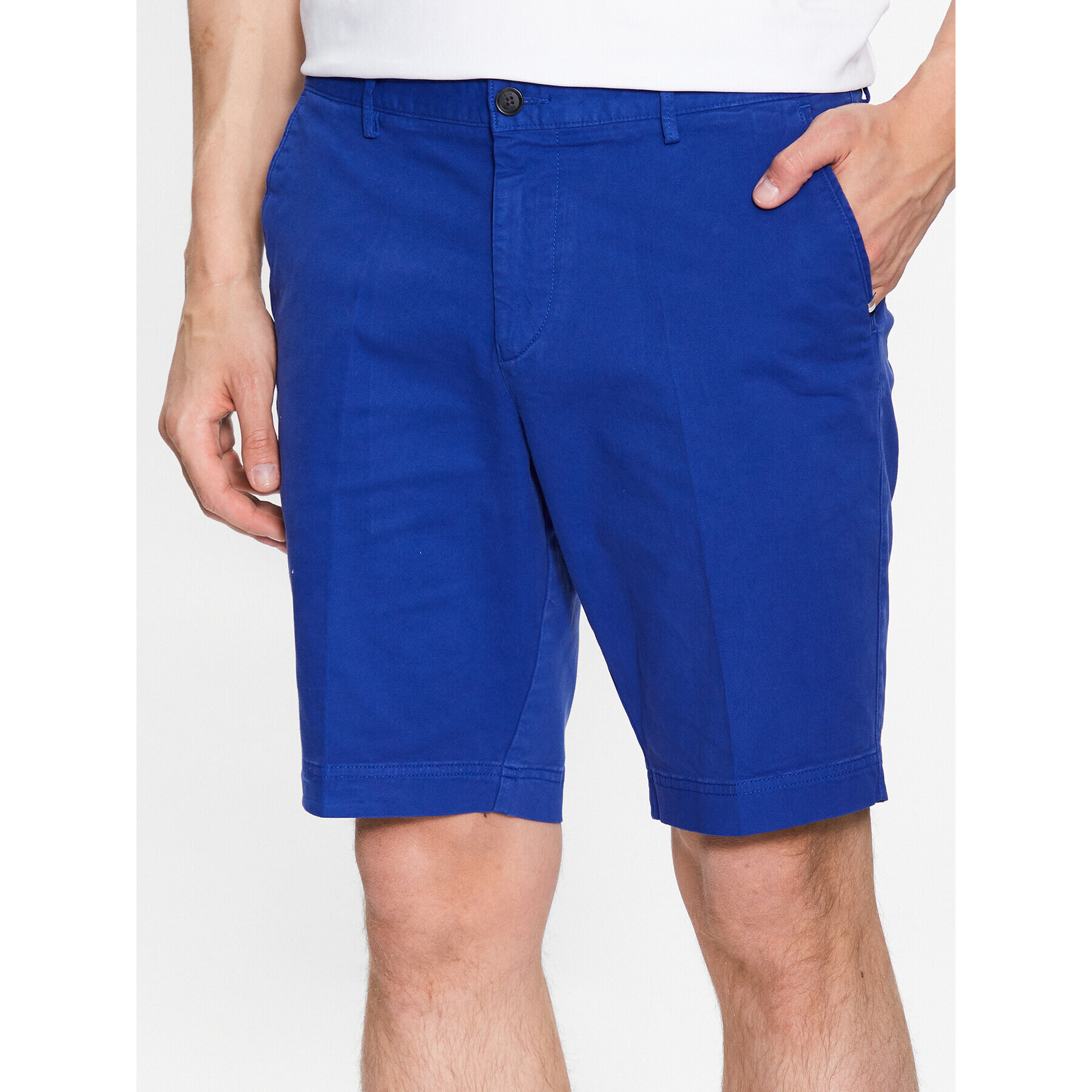 Boss Шорти от плат 50487993 Син Slim Fit - Pepit.bg