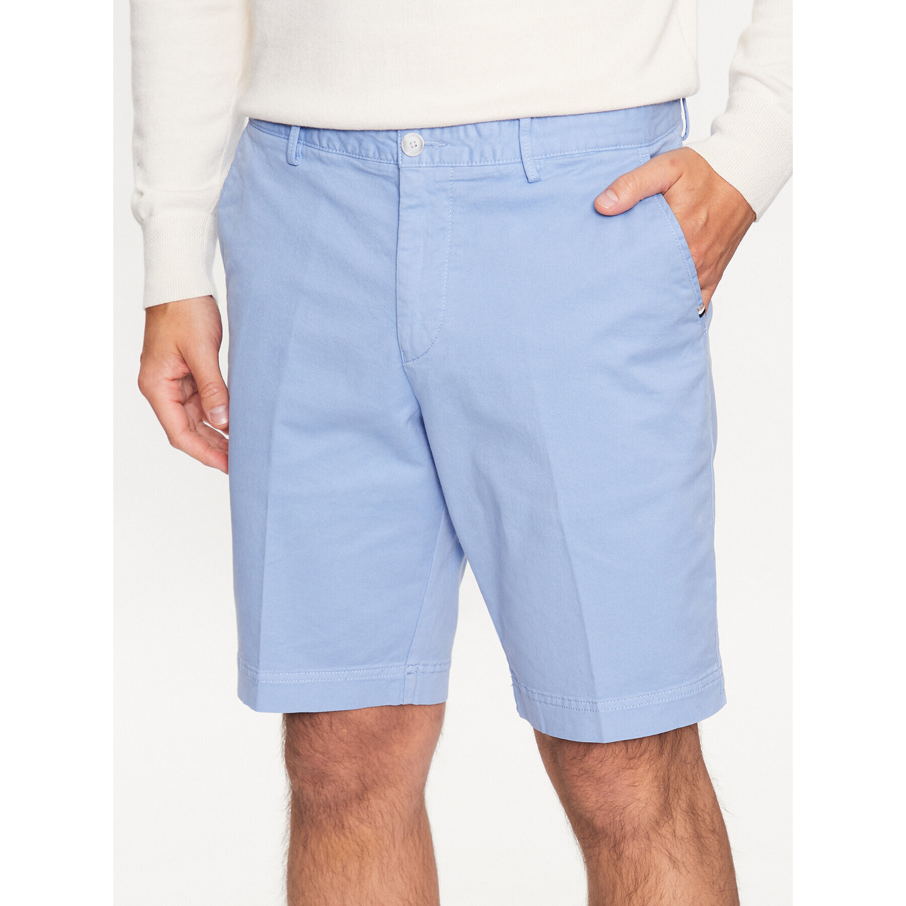 Boss Шорти от плат 50487993 Син Slim Fit - Pepit.bg