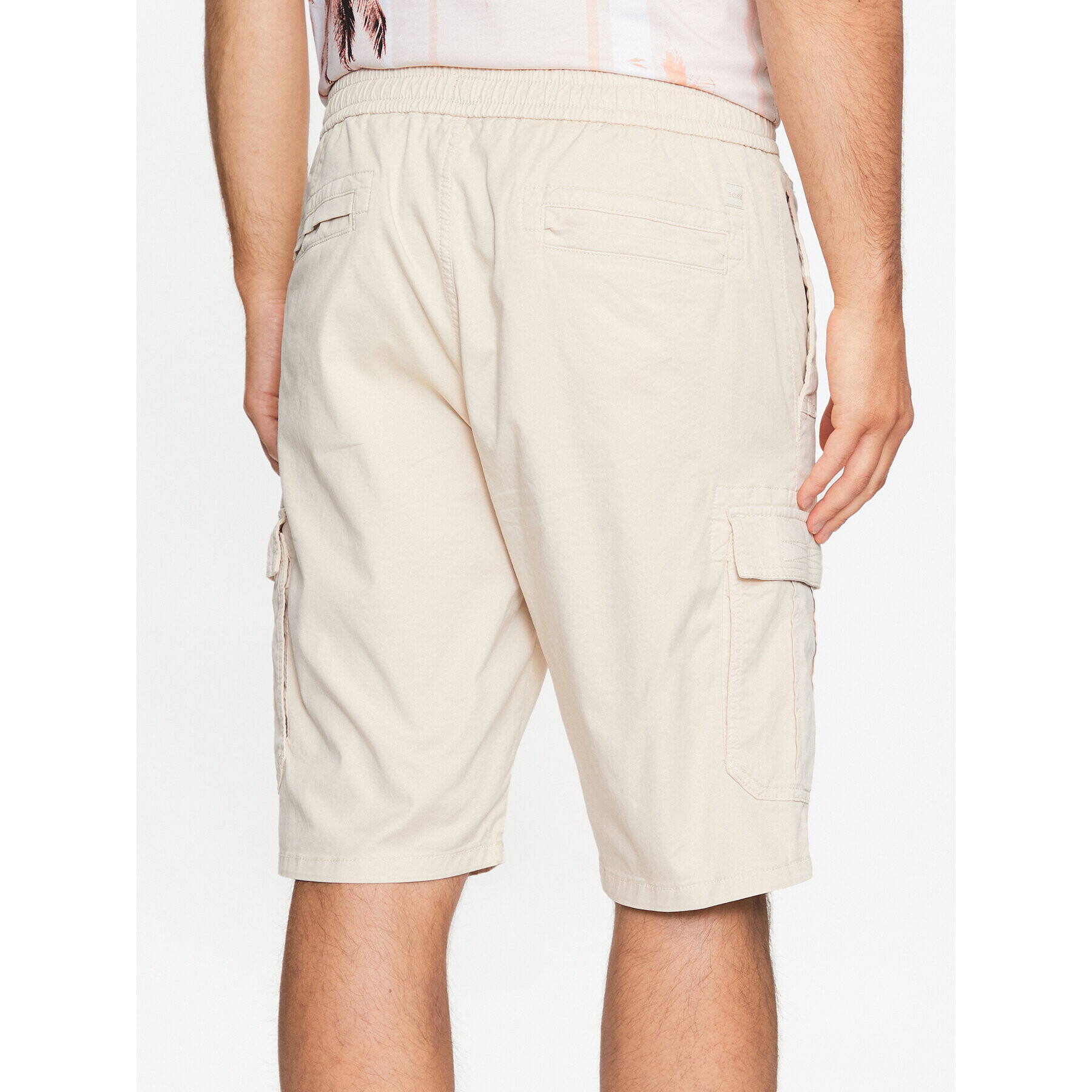 Boss Шорти от плат 50489100 Бежов Regular Fit - Pepit.bg