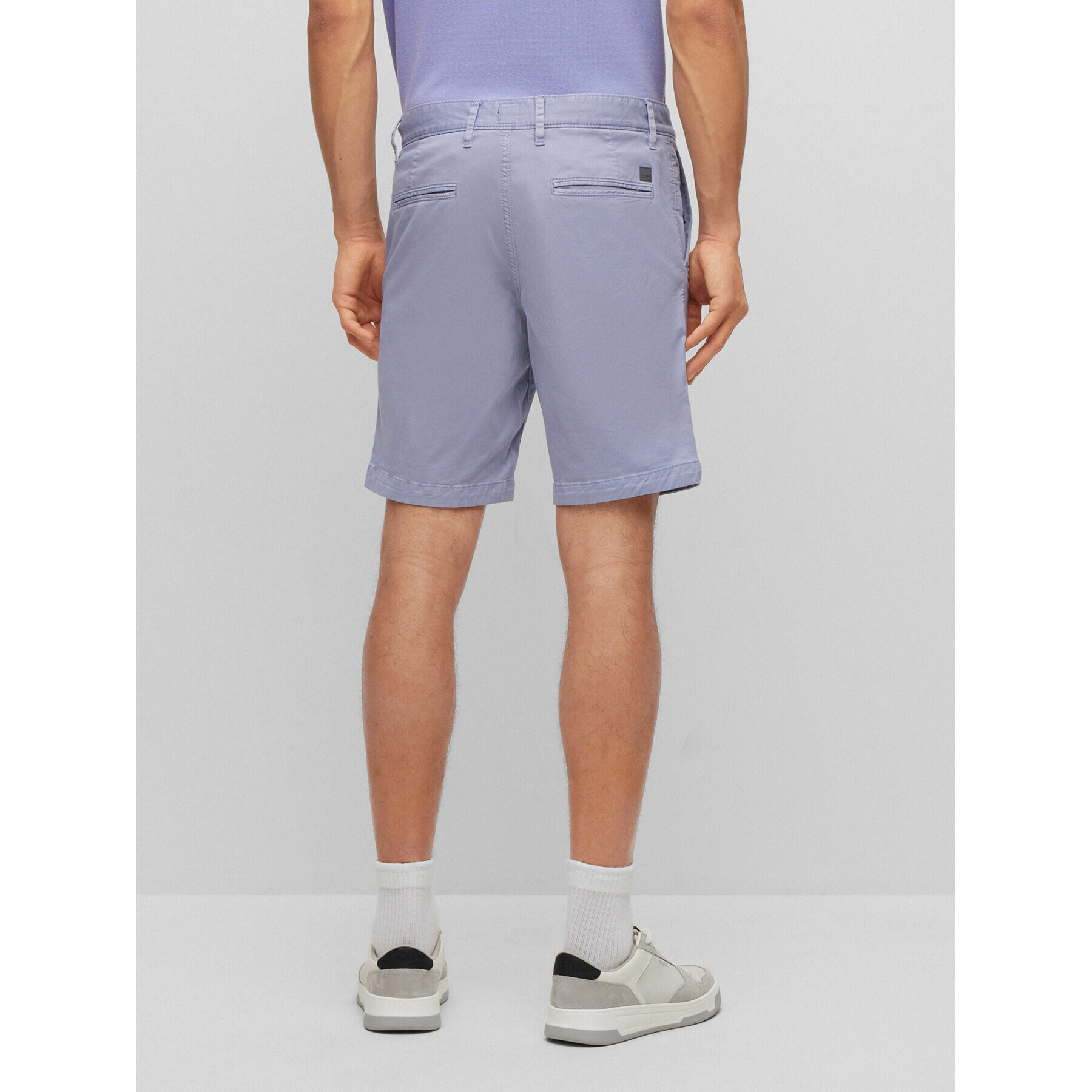 Boss Шорти от плат 50489112 Виолетов Slim Fit - Pepit.bg