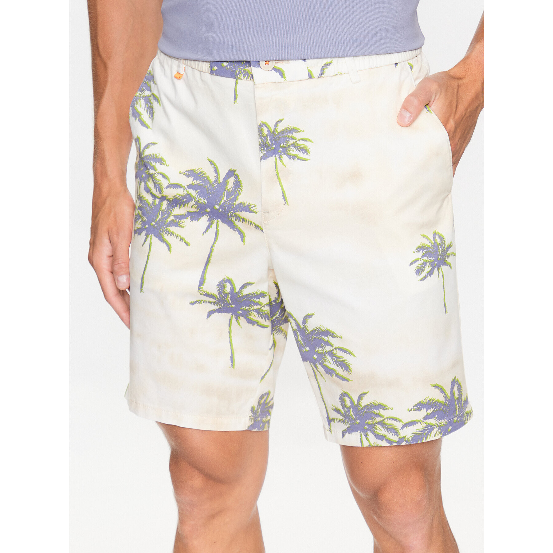 Boss Шорти от плат 50489123 Бежов Regular Fit - Pepit.bg