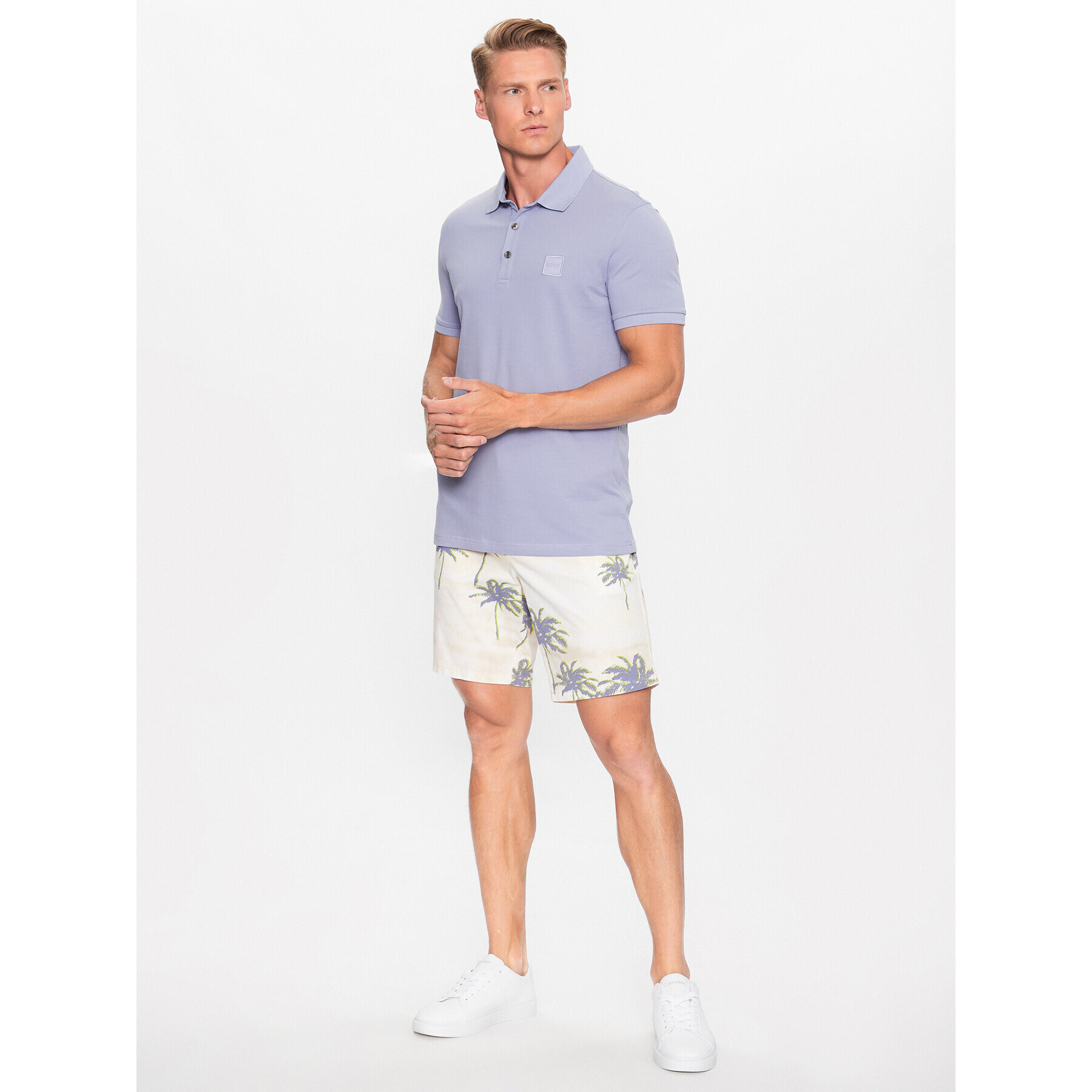 Boss Шорти от плат 50489123 Бежов Regular Fit - Pepit.bg