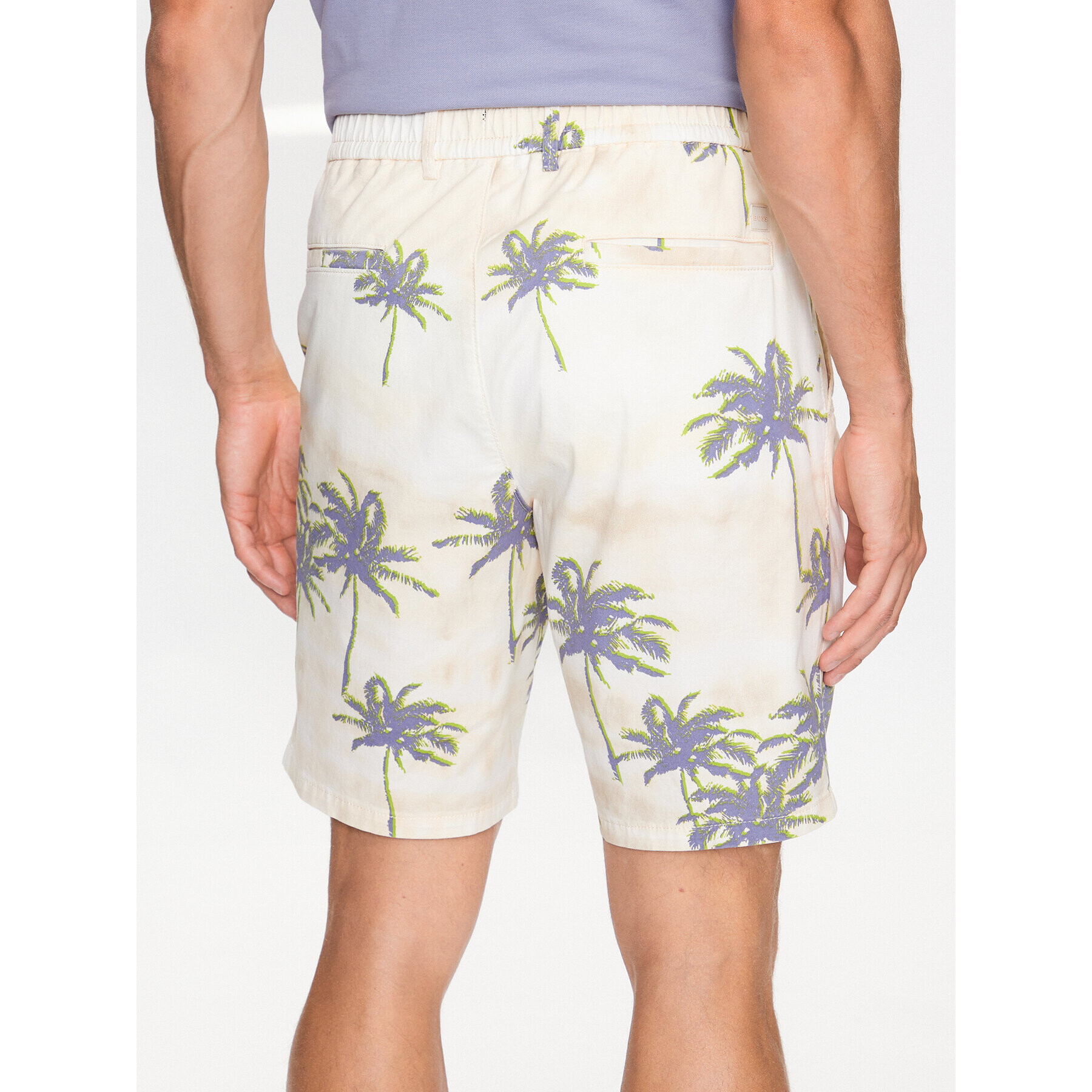 Boss Шорти от плат 50489123 Бежов Regular Fit - Pepit.bg
