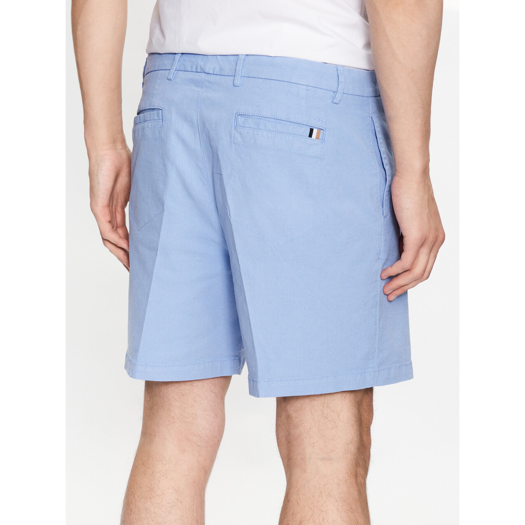 Boss Шорти от плат 50490563 Син Regular Fit - Pepit.bg