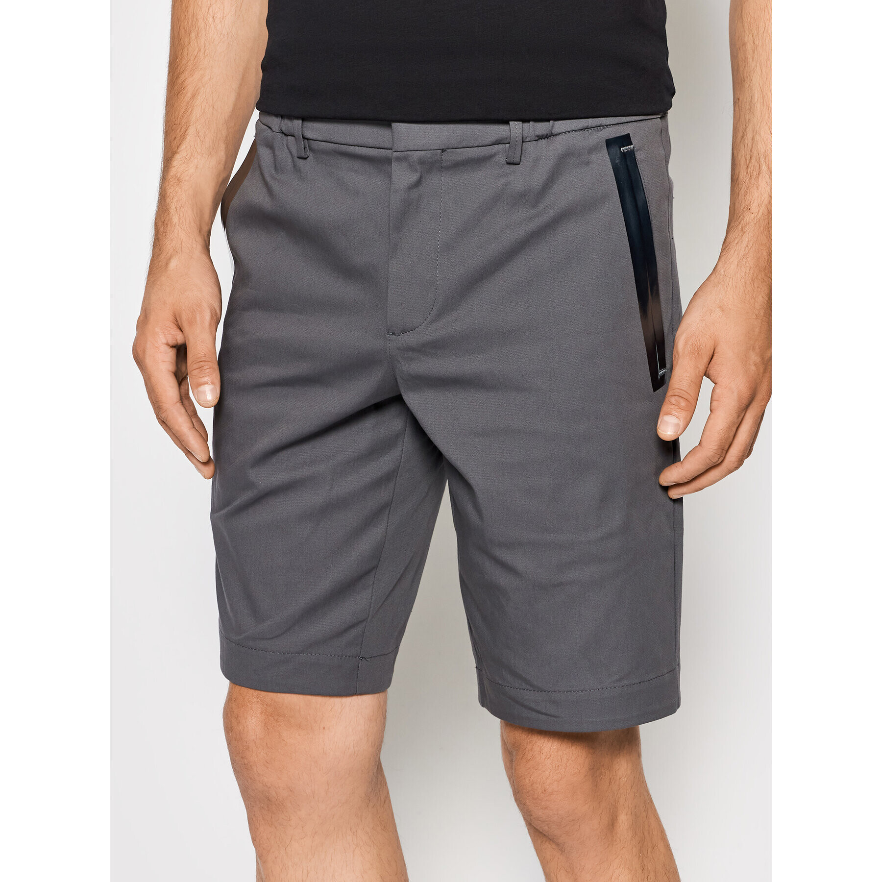 Boss Шорти от плат Liem4-10 50423114 Сив Slim Fit - Pepit.bg