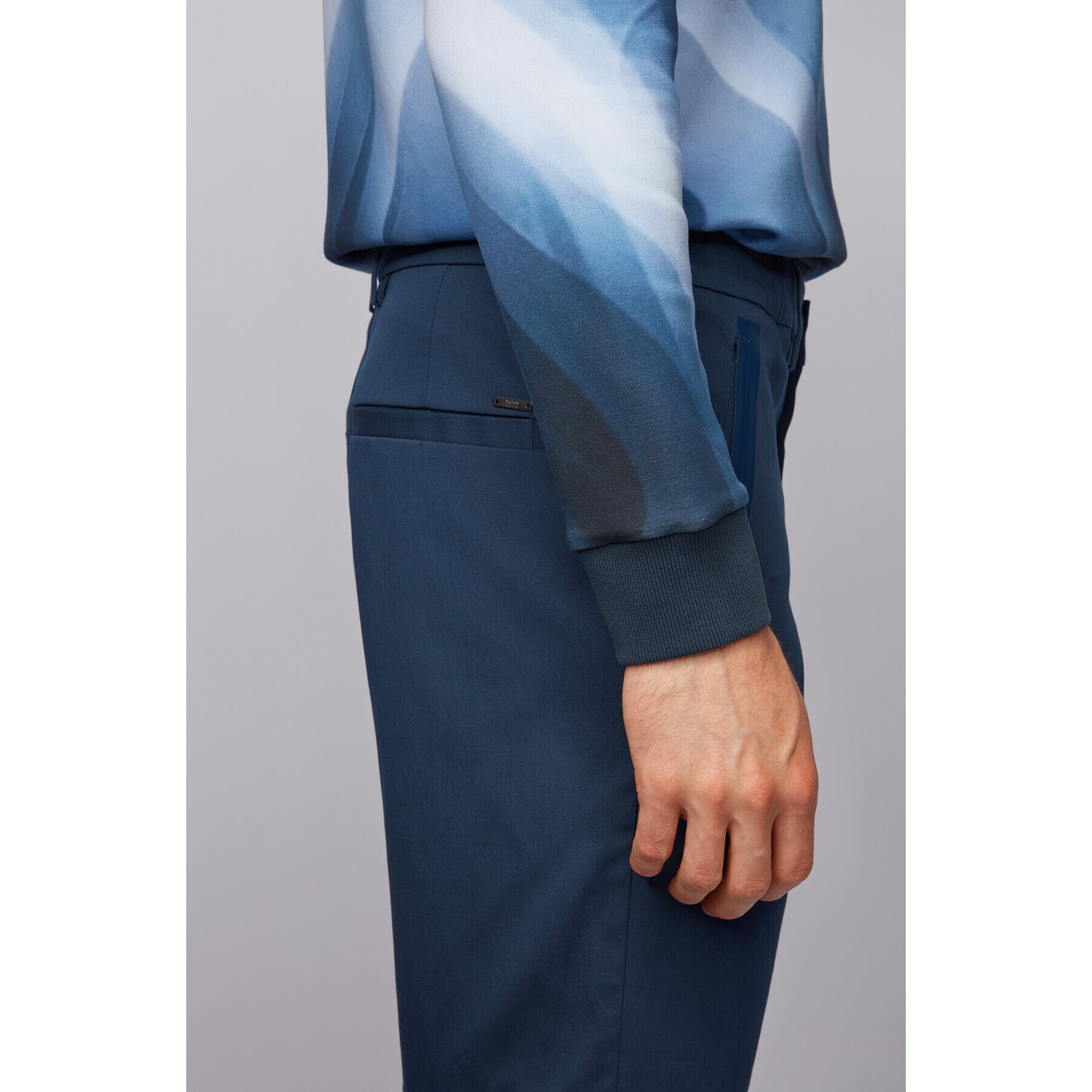 Boss Шорти от плат Liem4-10 50423114 Тъмносин Regular Fit - Pepit.bg