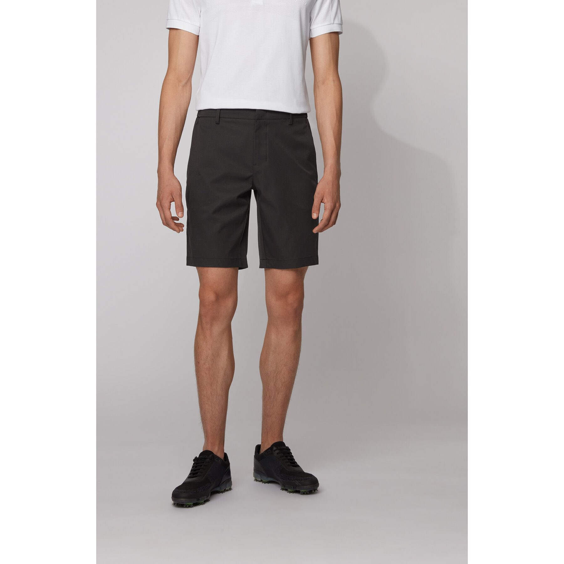 Boss Шорти от плат Litt 50430358 Черен Slim Fit - Pepit.bg