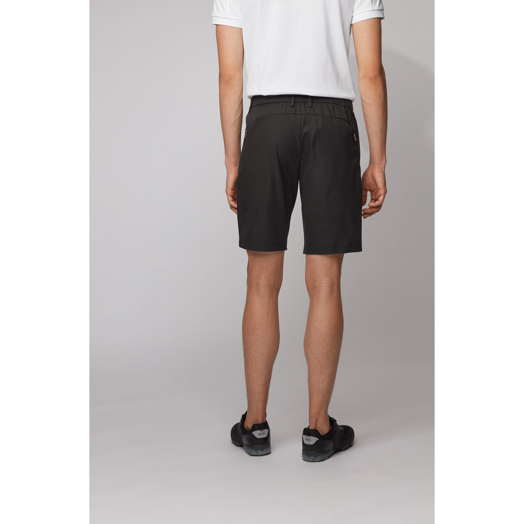 Boss Шорти от плат Litt 50430358 Черен Slim Fit - Pepit.bg
