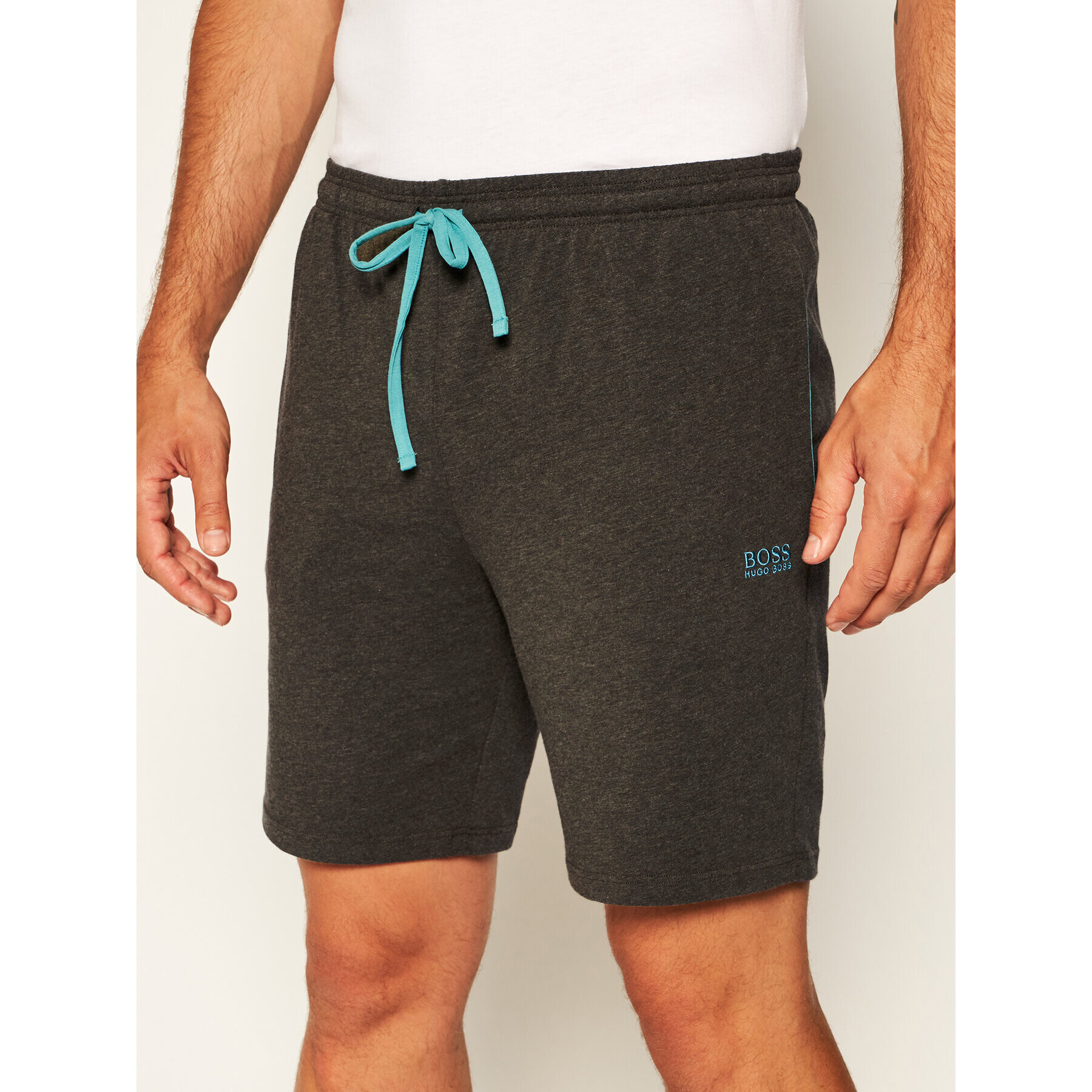Boss Шорти от плат Mix&Match 50383960 Сив Regular Fit - Pepit.bg
