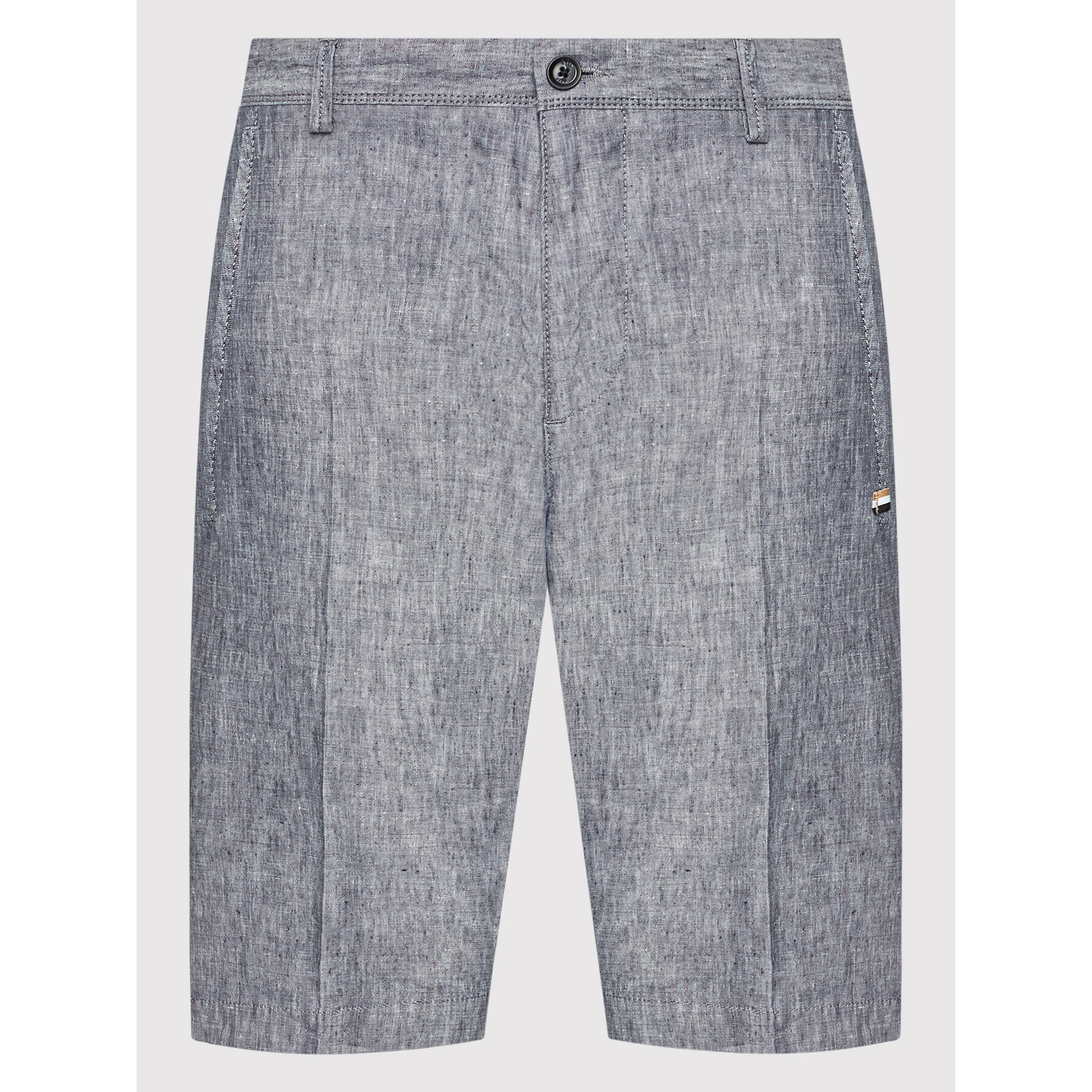 Boss Шорти от плат Rigan 50466824 Сив Regular Fit - Pepit.bg