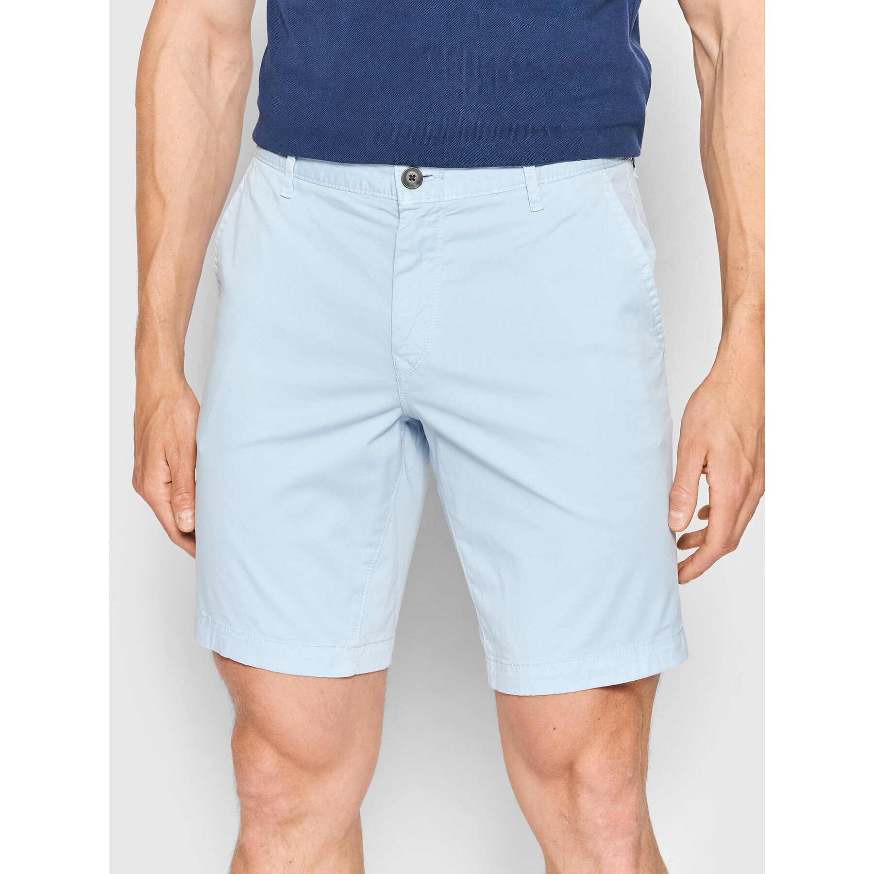 Boss Шорти от плат Schino 50467083 Син Slim Fit - Pepit.bg