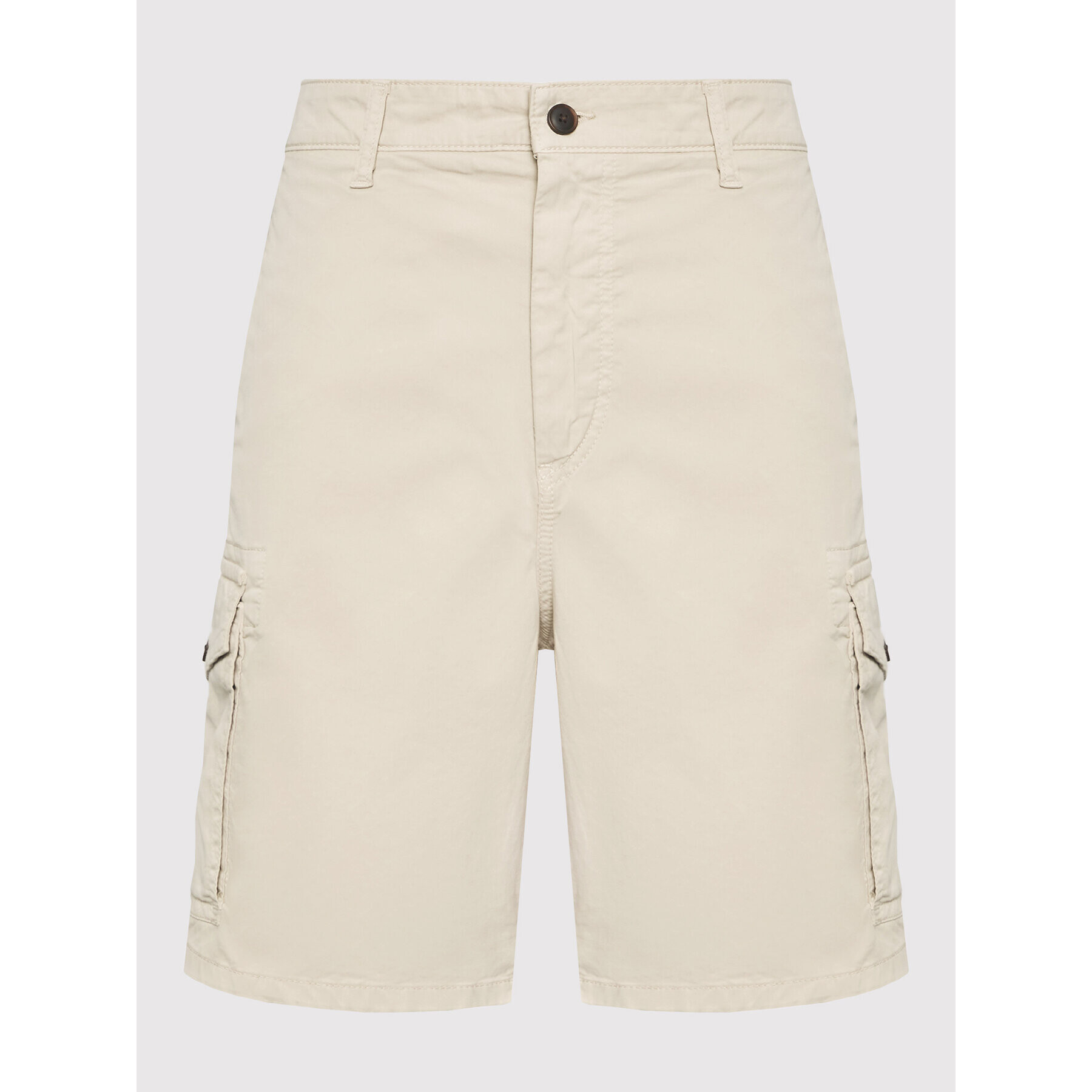 Boss Шорти от плат Seiland 50467635 Бежов Relaxed Fit - Pepit.bg