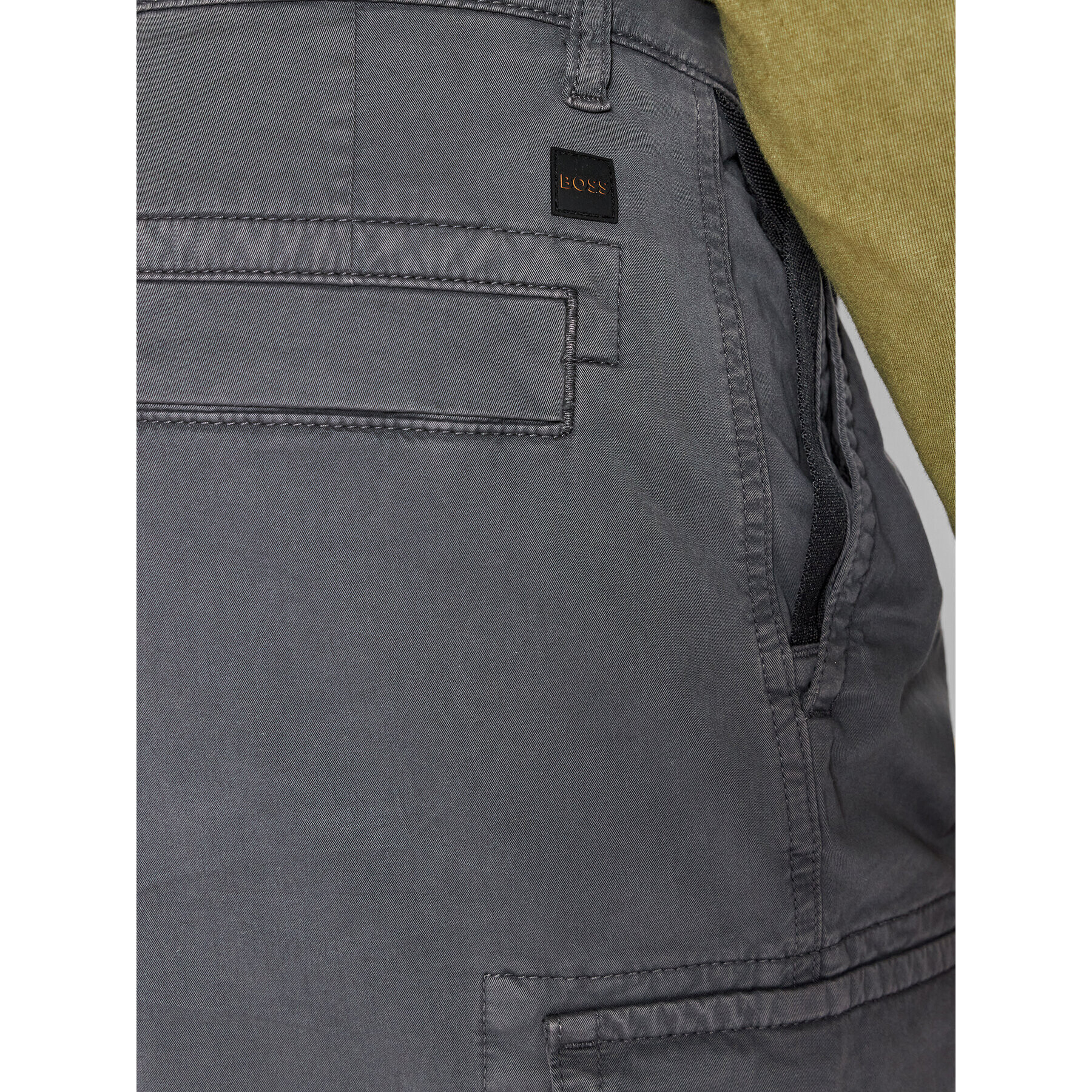 Boss Шорти от плат Seiland 50467635 Сив Relaxed Fit - Pepit.bg
