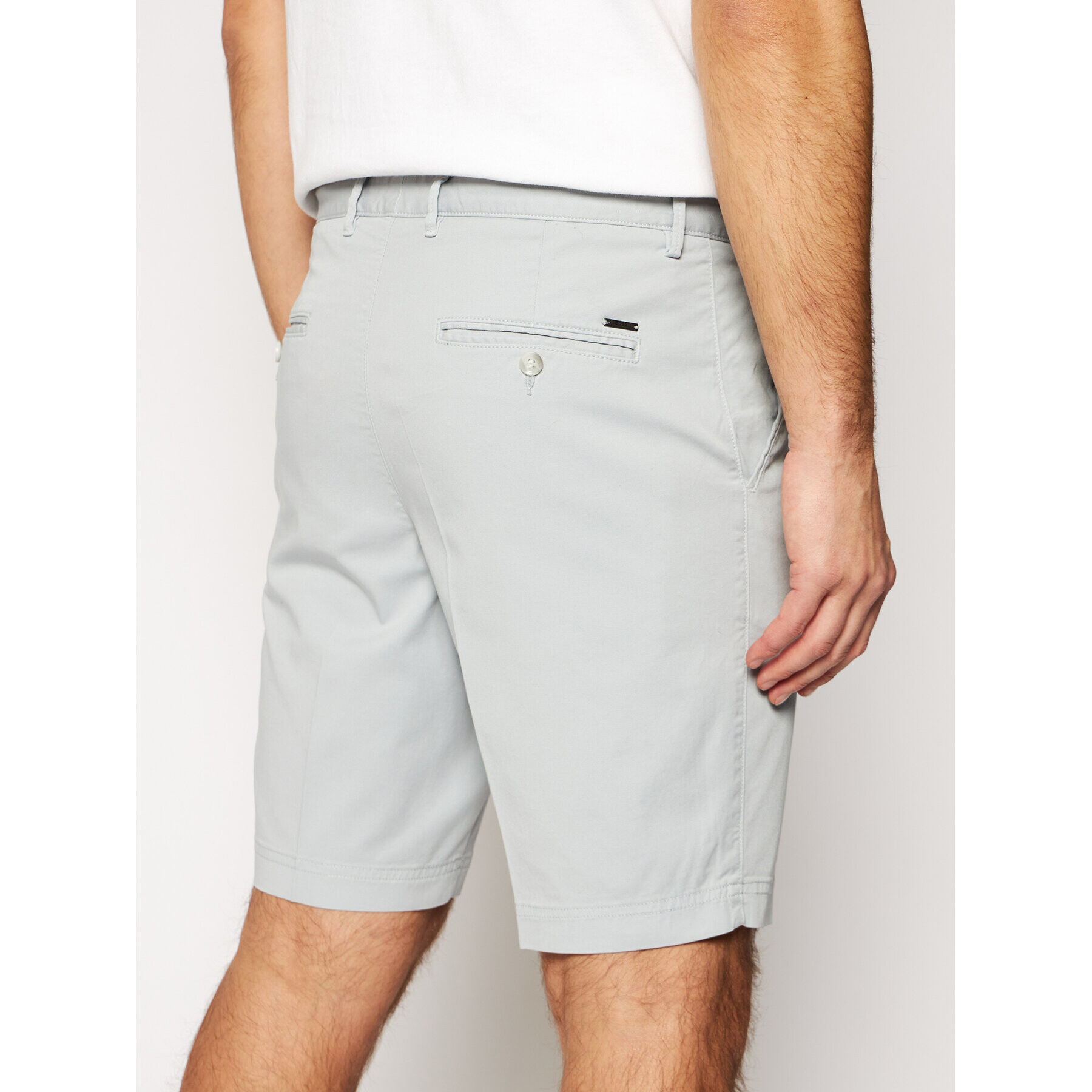 Boss Шорти от плат Slice 50406679 Сив Slim Fit - Pepit.bg