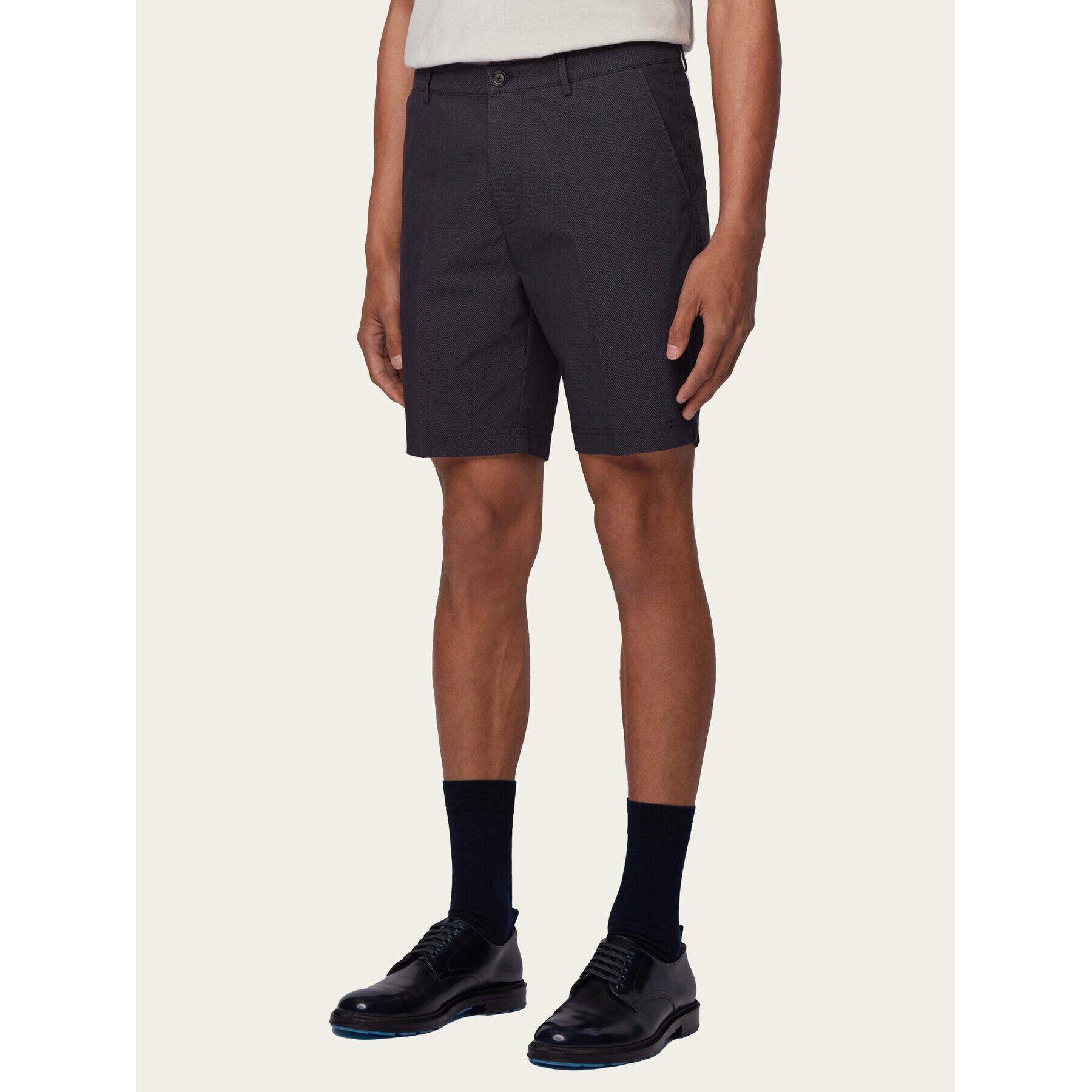 Boss Шорти от плат Slice 50440126 Тъмносин Regular Fit - Pepit.bg