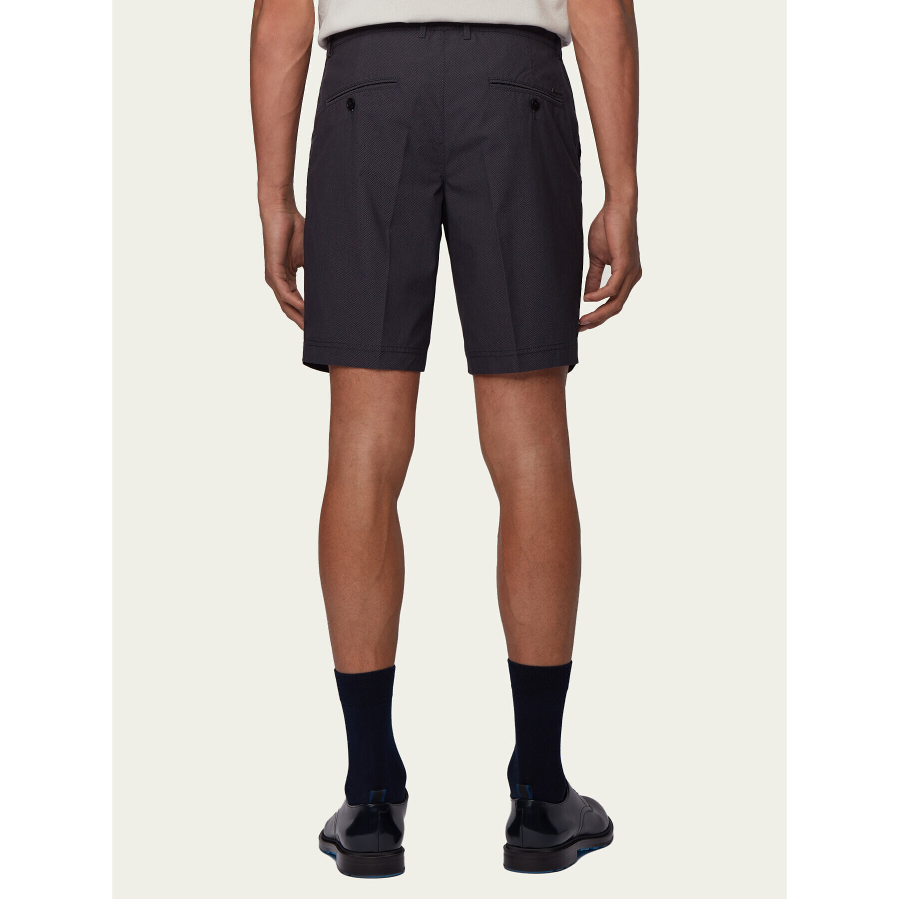 Boss Шорти от плат Slice 50440126 Тъмносин Regular Fit - Pepit.bg