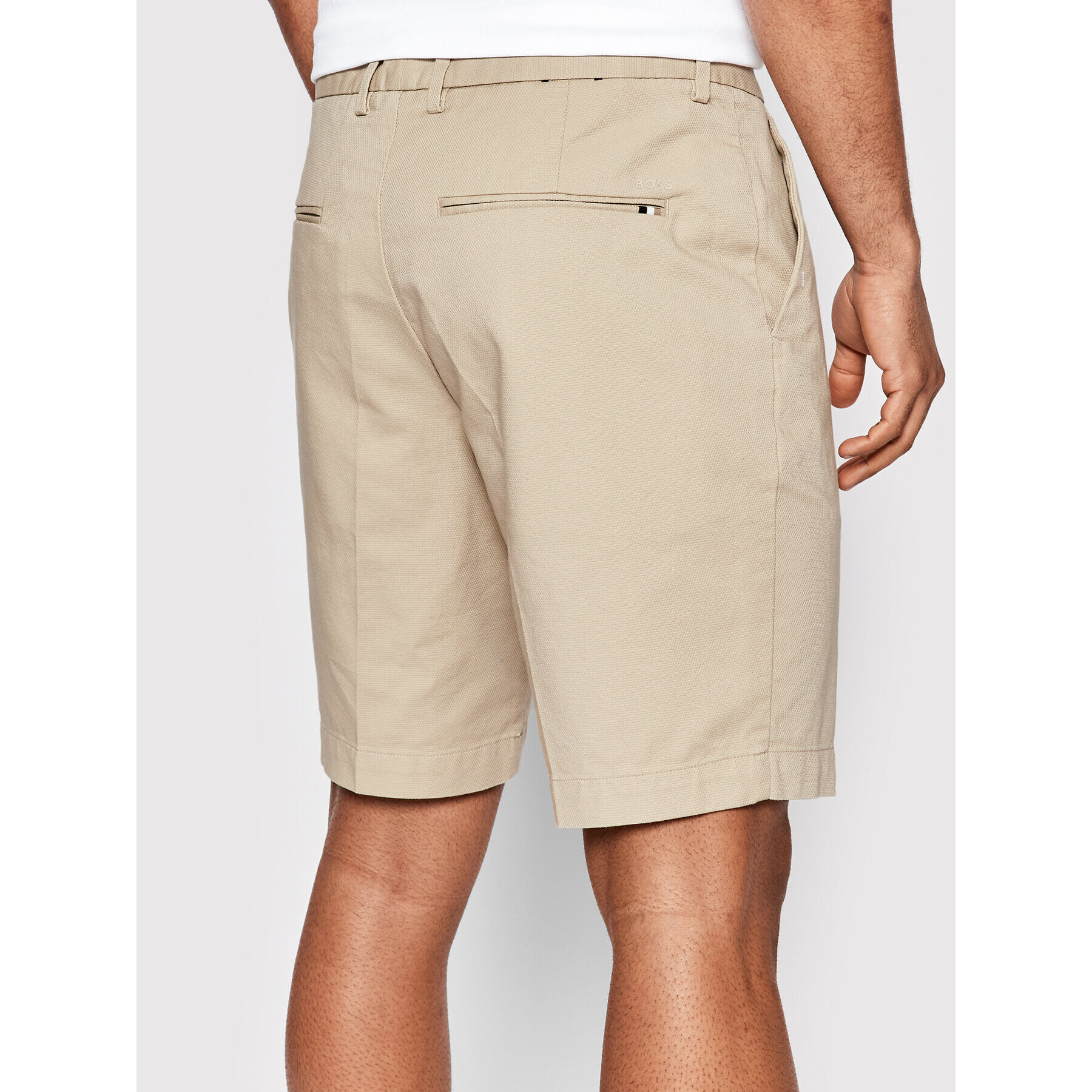 Boss Шорти от плат Slice 50472870 Бежов Slim Fit - Pepit.bg