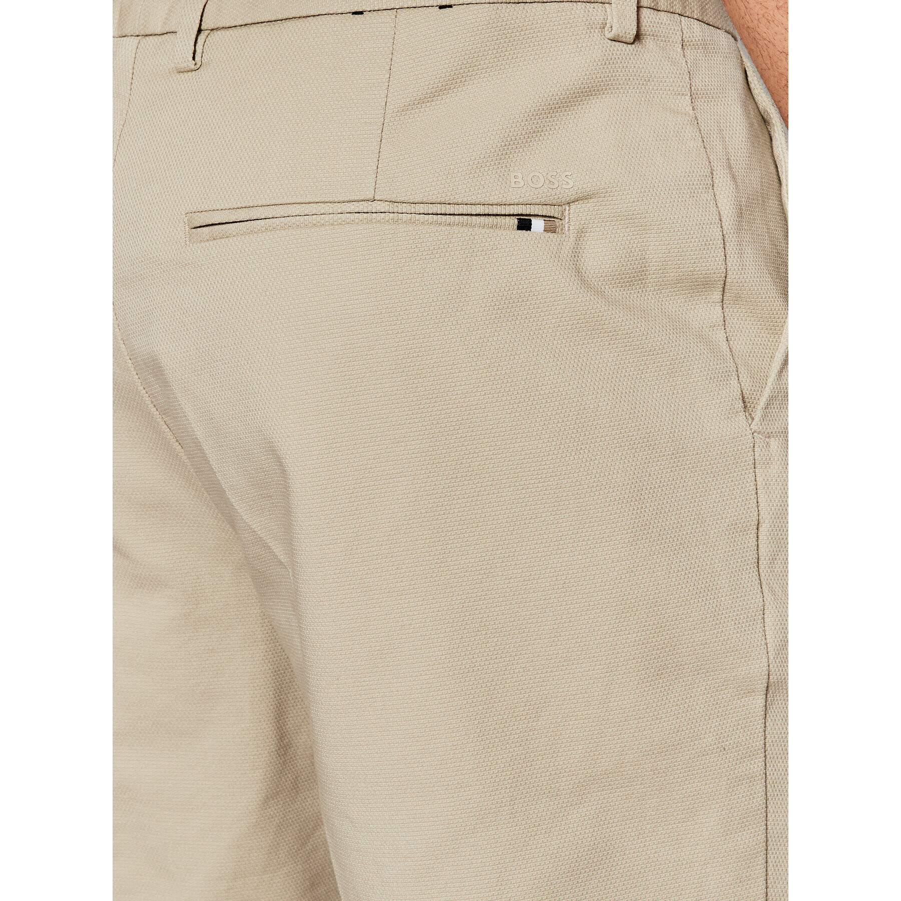 Boss Шорти от плат Slice 50472870 Бежов Slim Fit - Pepit.bg