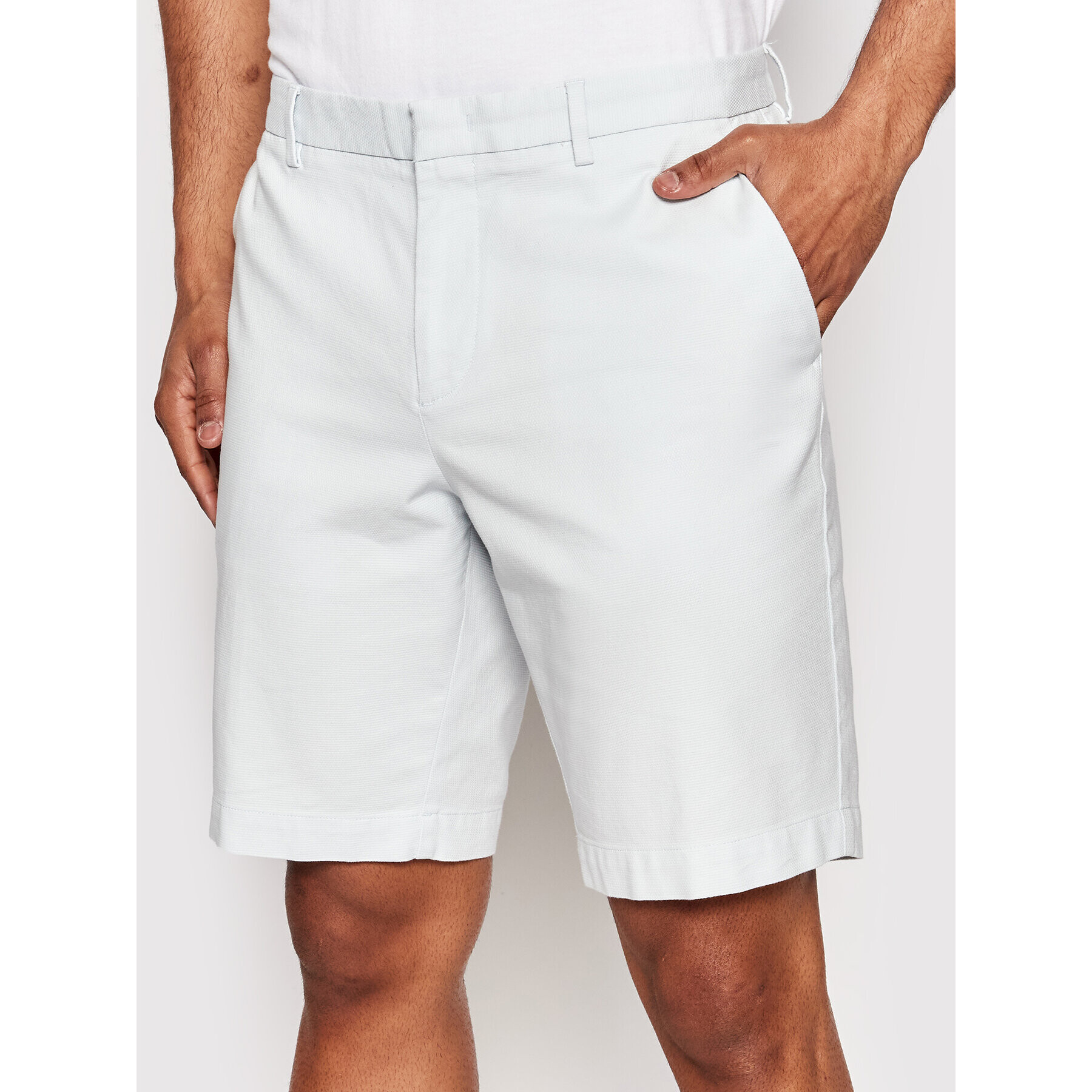 Boss Шорти от плат Slice 50472870 Син Slim Fit - Pepit.bg