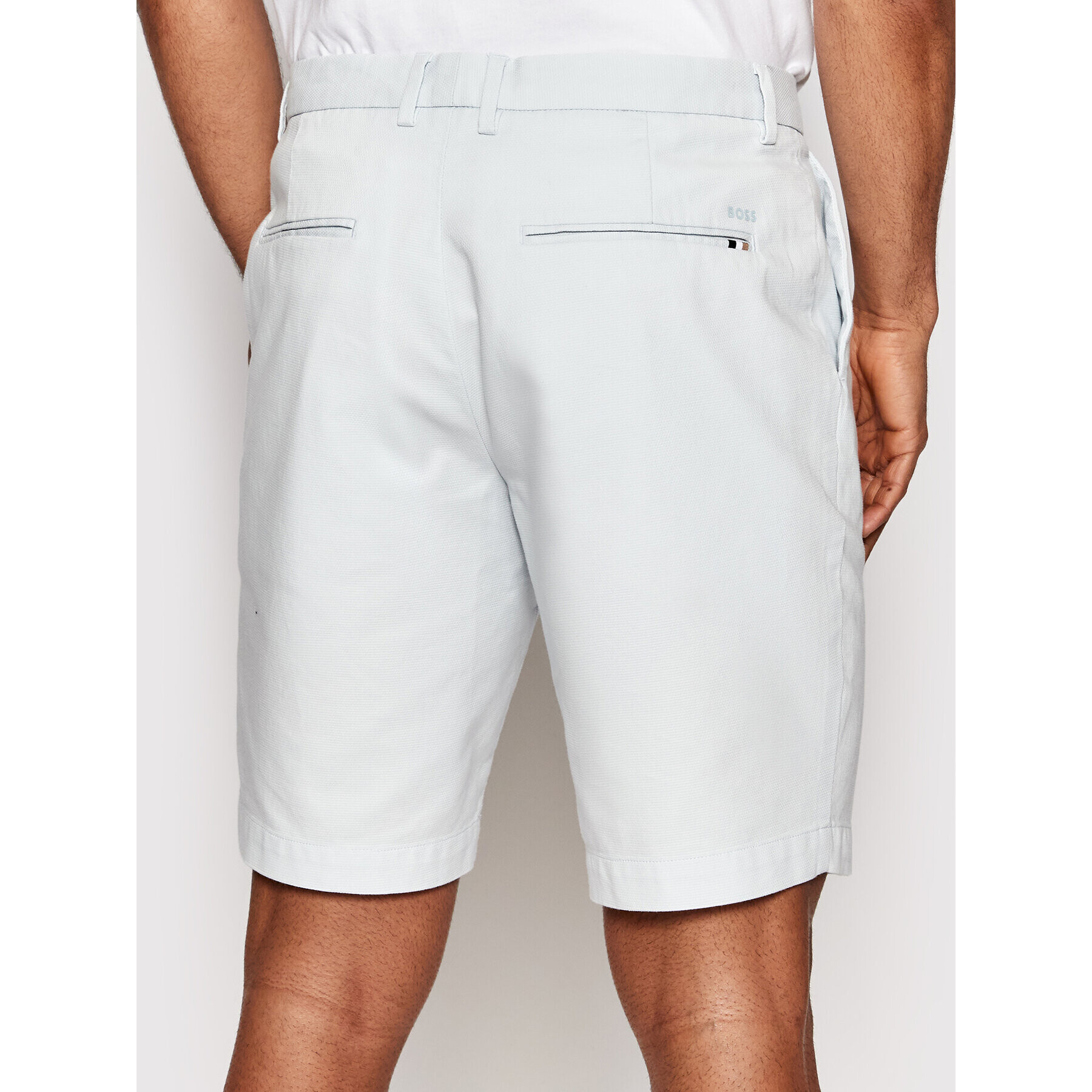 Boss Шорти от плат Slice 50472870 Син Slim Fit - Pepit.bg