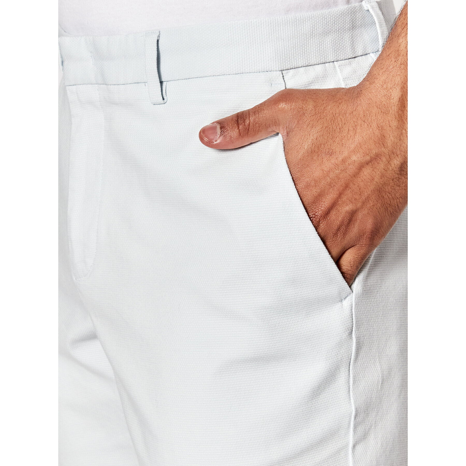 Boss Шорти от плат Slice 50472870 Син Slim Fit - Pepit.bg