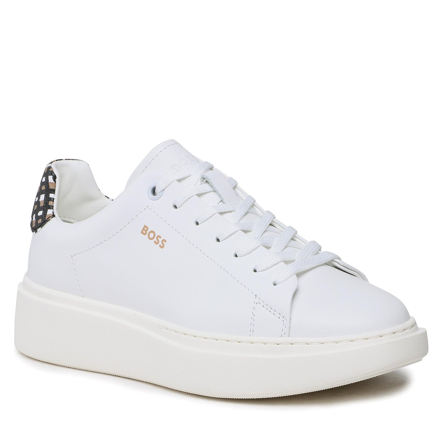 Boss Сникърси Amber Sneaker 50488195 10240751 01 Бял - Pepit.bg