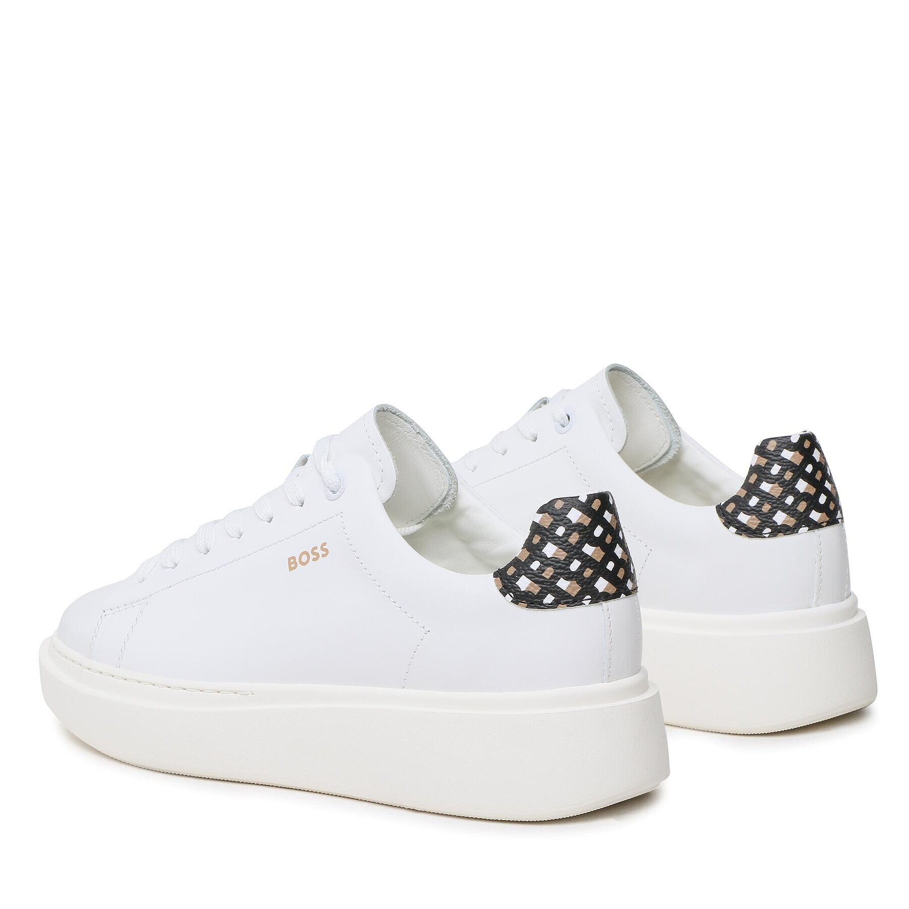Boss Сникърси Amber Sneaker 50488195 10240751 01 Бял - Pepit.bg