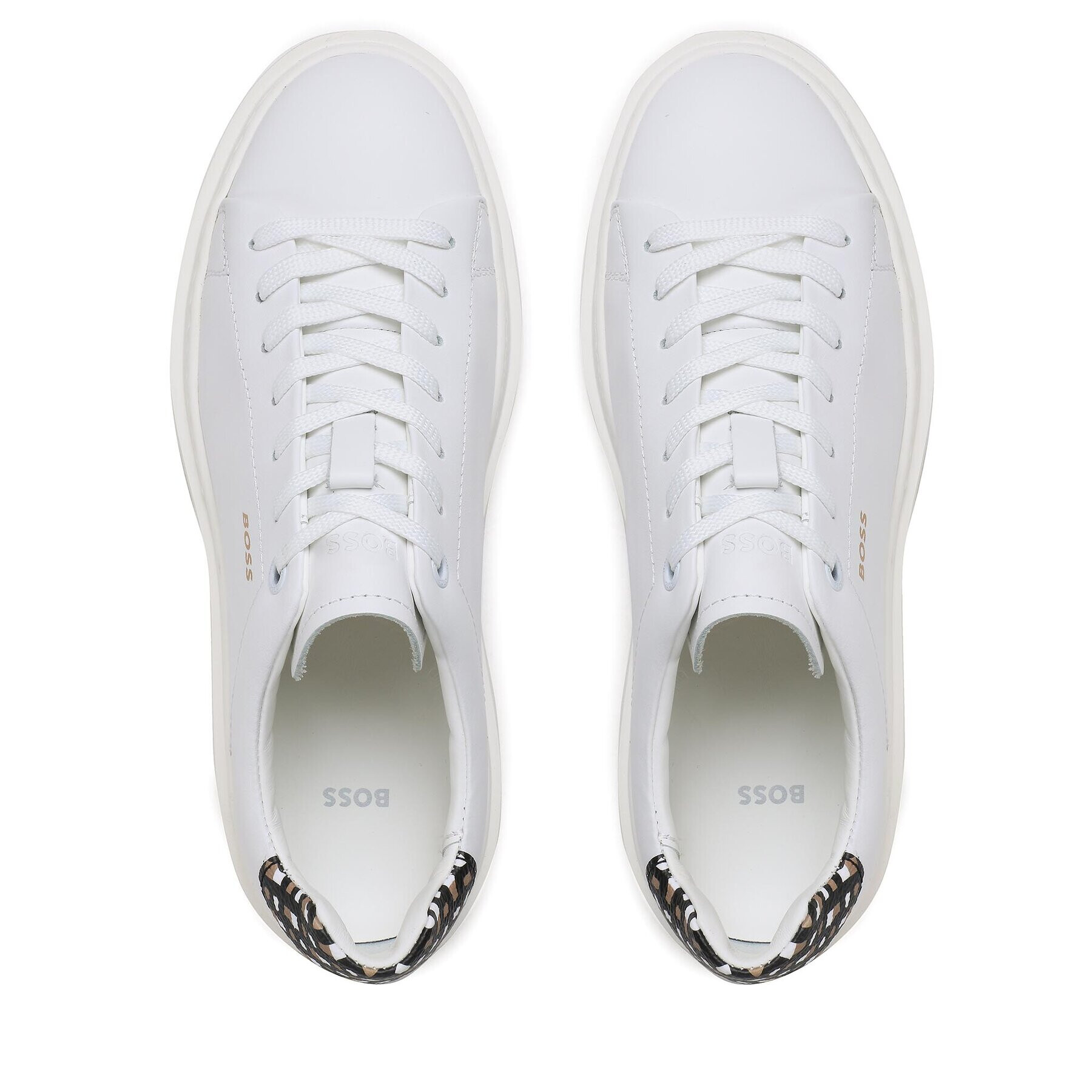 Boss Сникърси Amber Sneaker 50488195 10240751 01 Бял - Pepit.bg