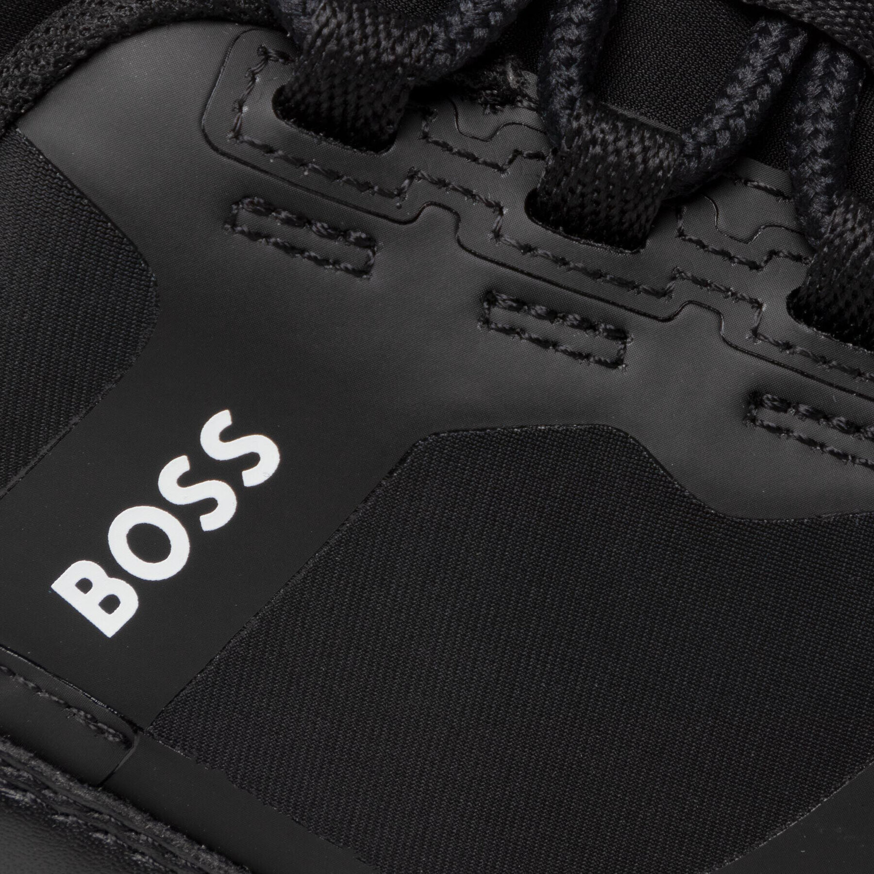 Boss Сникърси Cedric 50480883 10232558 01 Черен - Pepit.bg
