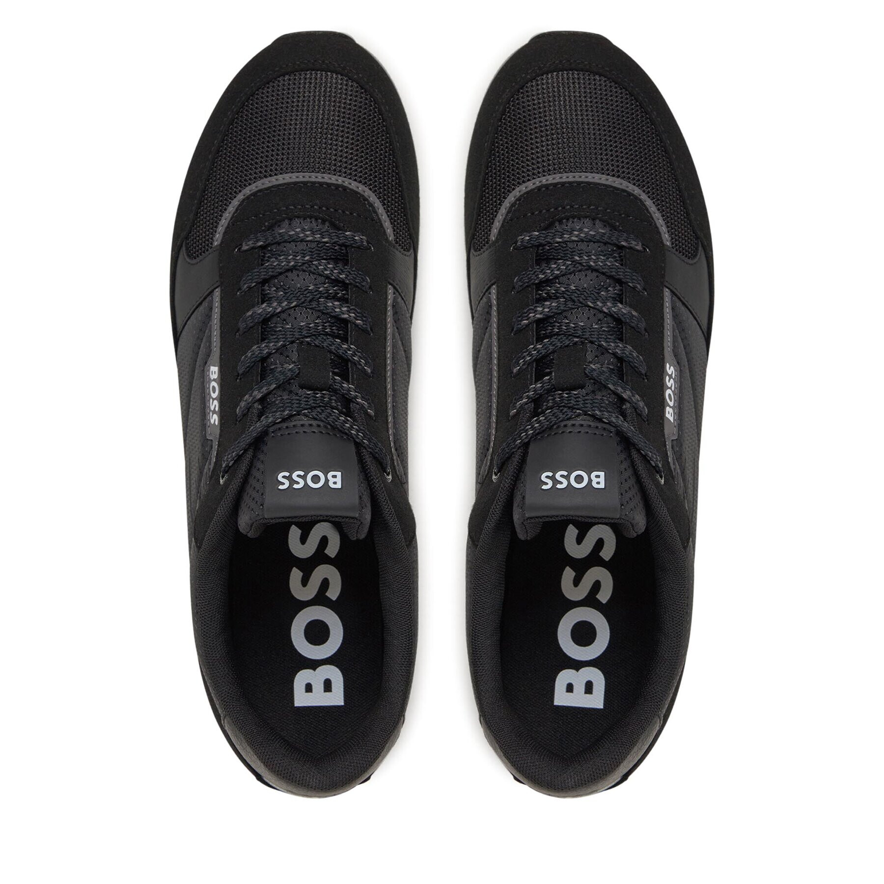 Boss Сникърси Kai Runn 50503715 Черен - Pepit.bg