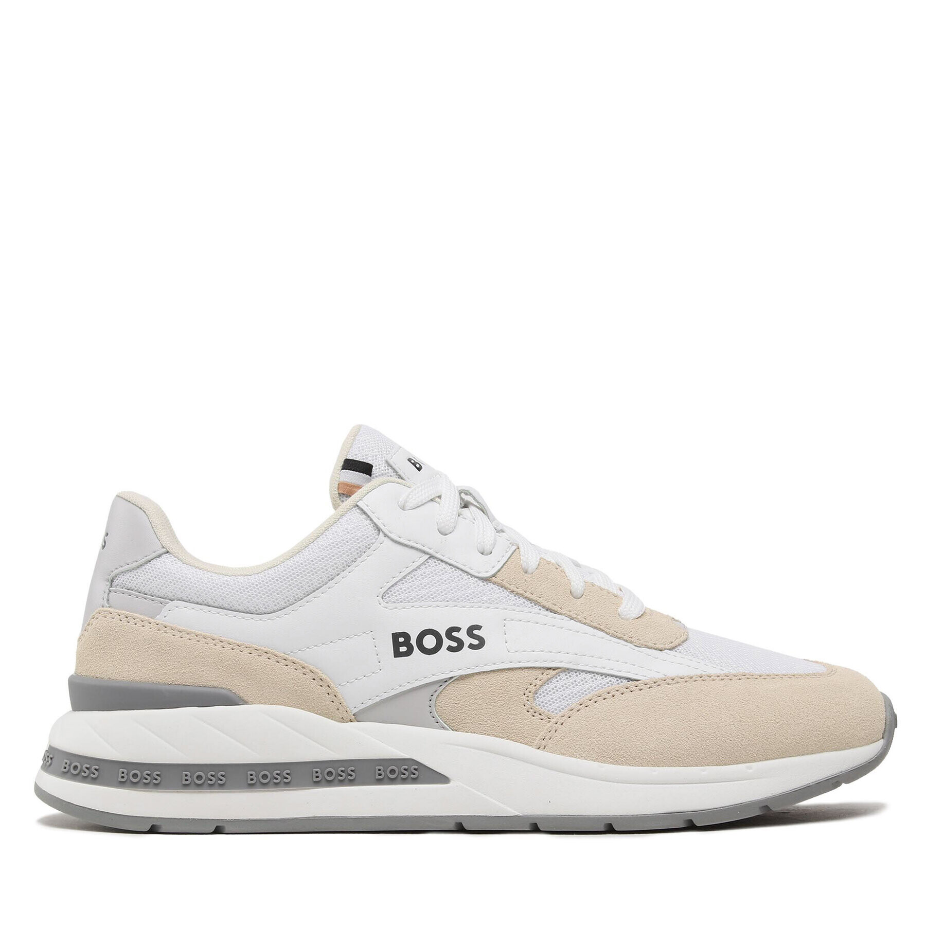 Boss Сникърси Kurt 50493214 Бял - Pepit.bg