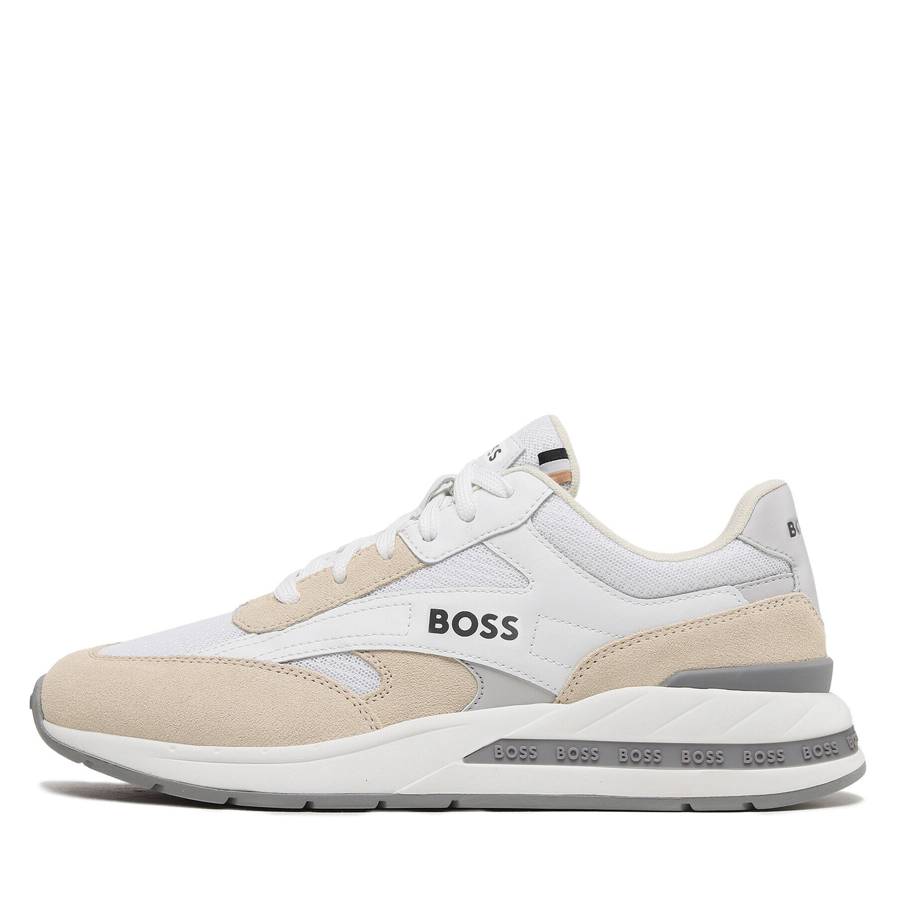 Boss Сникърси Kurt 50493214 Бял - Pepit.bg