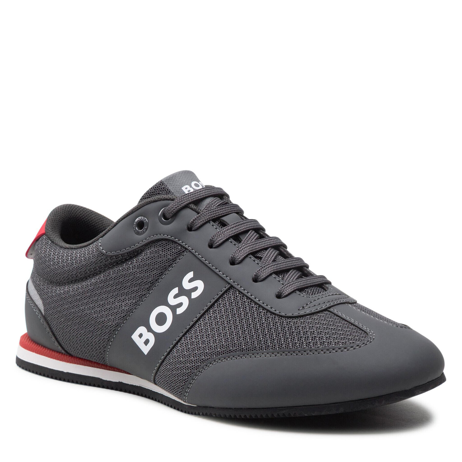 Boss Сникърси Rusham 50470180 10199225 01 Сив - Pepit.bg