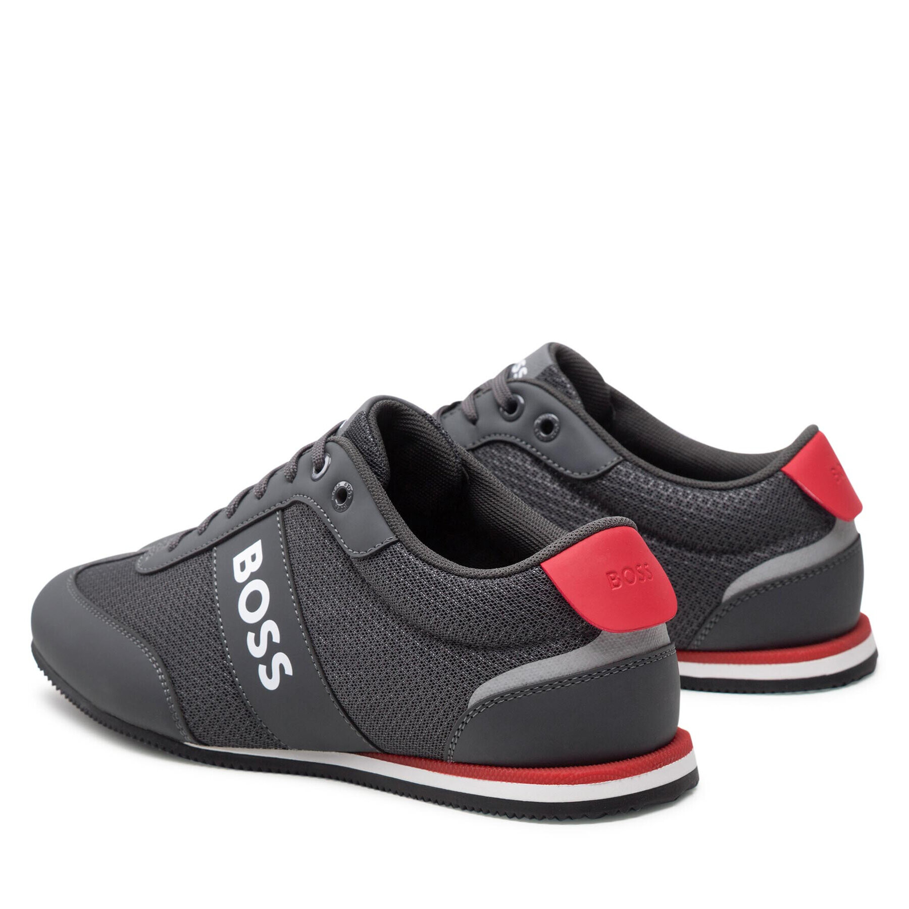 Boss Сникърси Rusham 50470180 10199225 01 Сив - Pepit.bg
