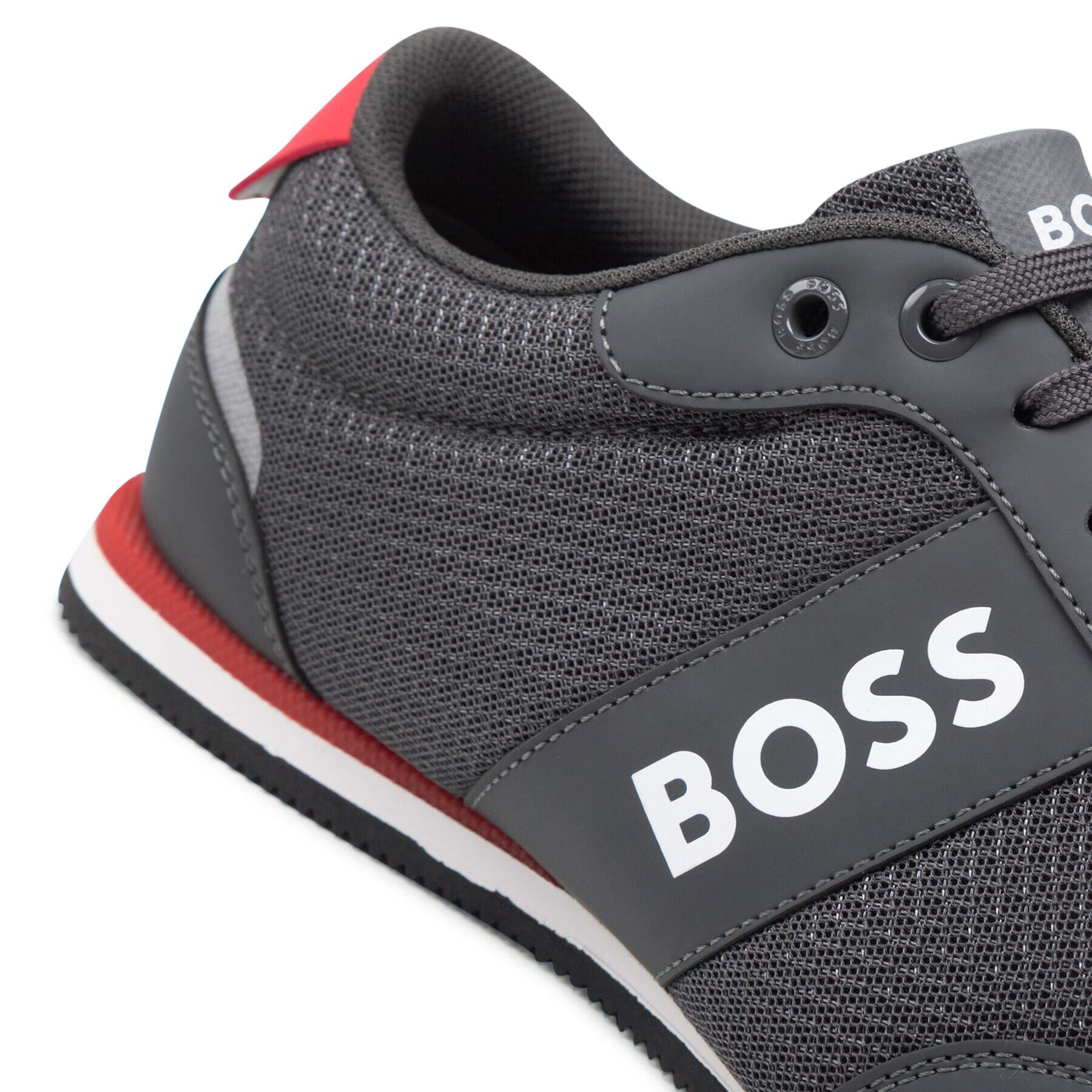 Boss Сникърси Rusham 50470180 10199225 01 Сив - Pepit.bg