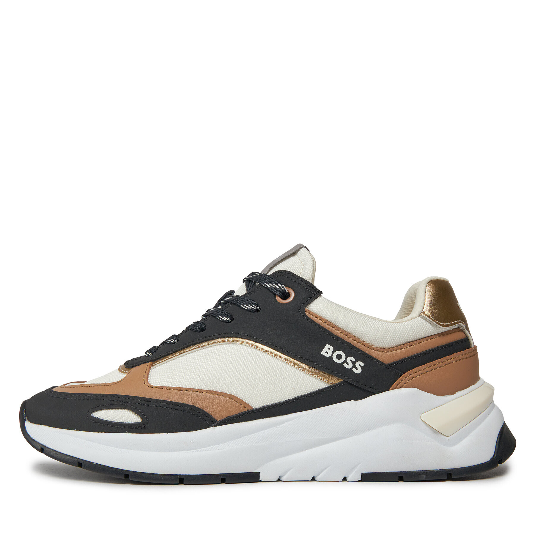 Boss Сникърси Skylar Runn 50504291 Черен - Pepit.bg