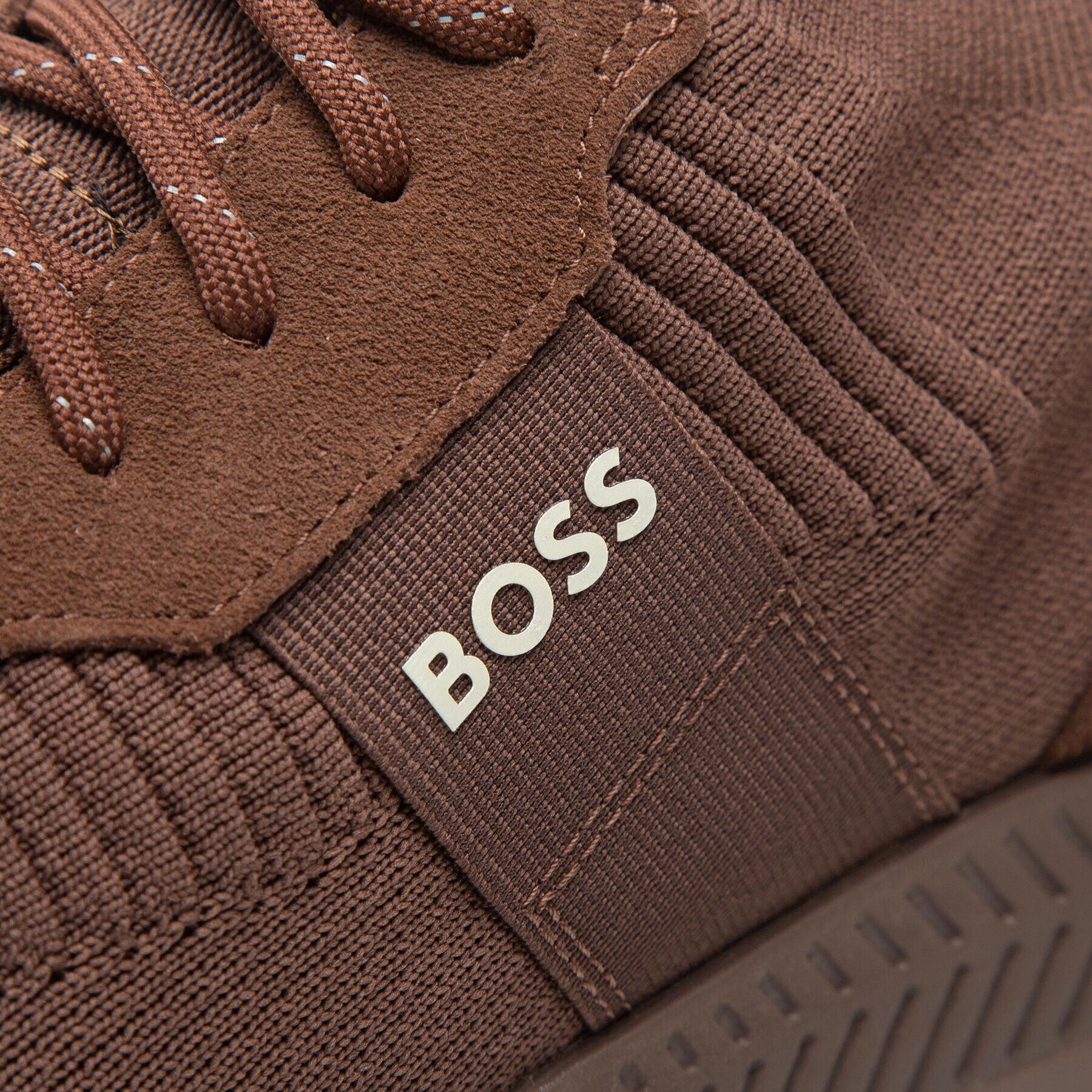 Boss Сникърси Titanium 50470596 10232616 01 Кафяв - Pepit.bg